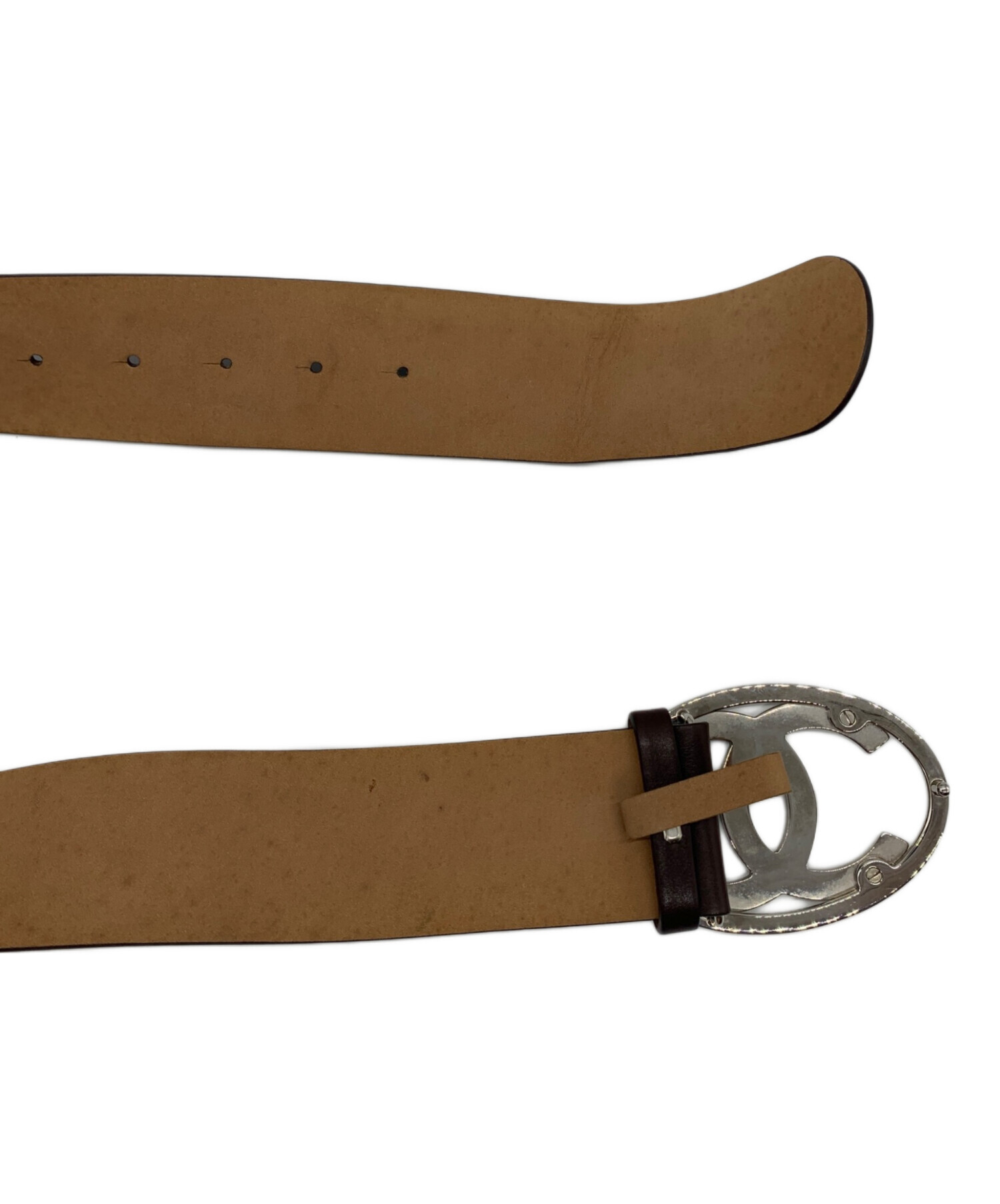 中古・古着通販】CHANEL (シャネル) ココマークロゴバックルベルト