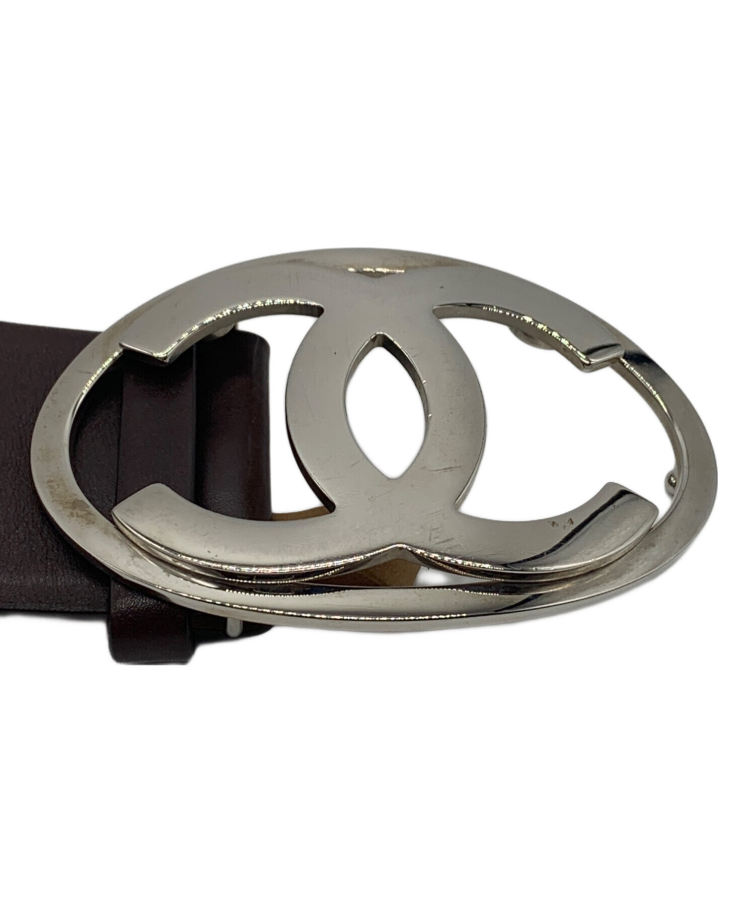 中古・古着通販】CHANEL (シャネル) ココマークロゴバックルベルト