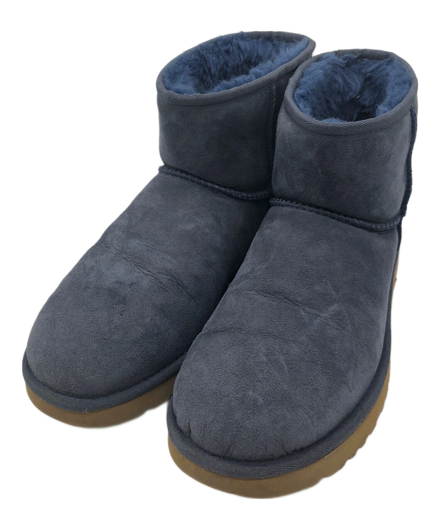 中古・古着通販】UGG (アグ) ムートンブーツ ネイビー サイズ:27
