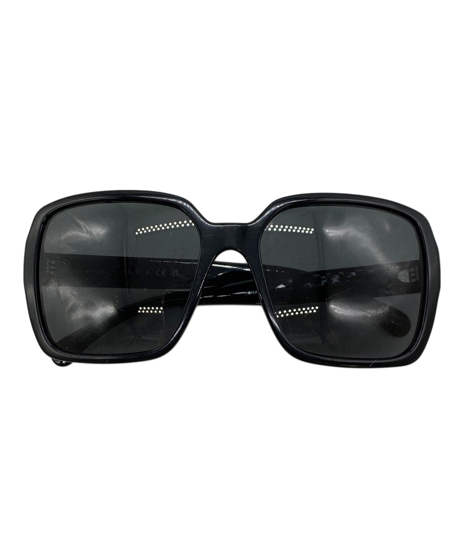 中古・古着通販】CHANEL (シャネル) サングラス ブラック サイズ:56