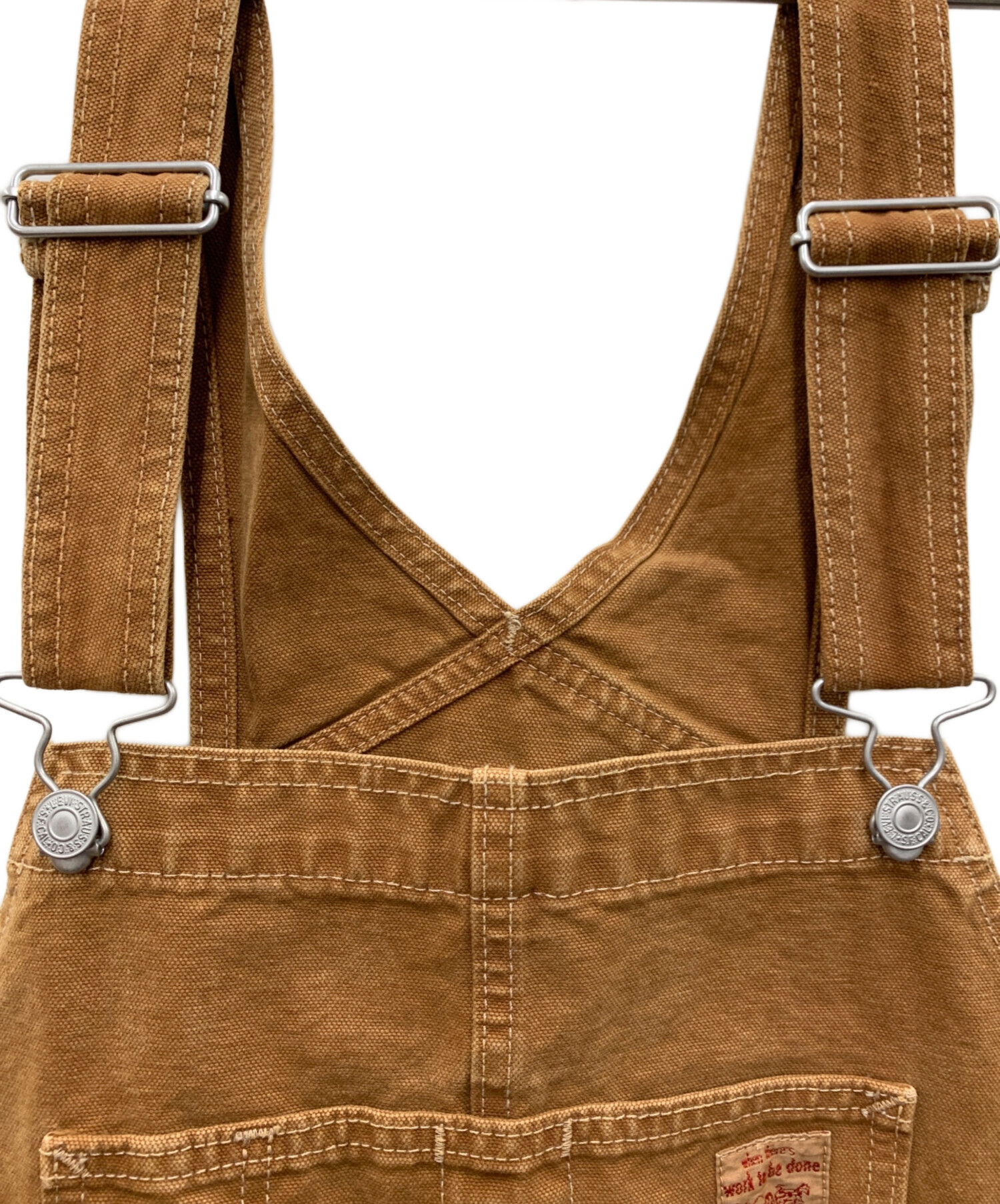 中古・古着通販】LEVI'S (リーバイス) オーバーオール ブラウン サイズ