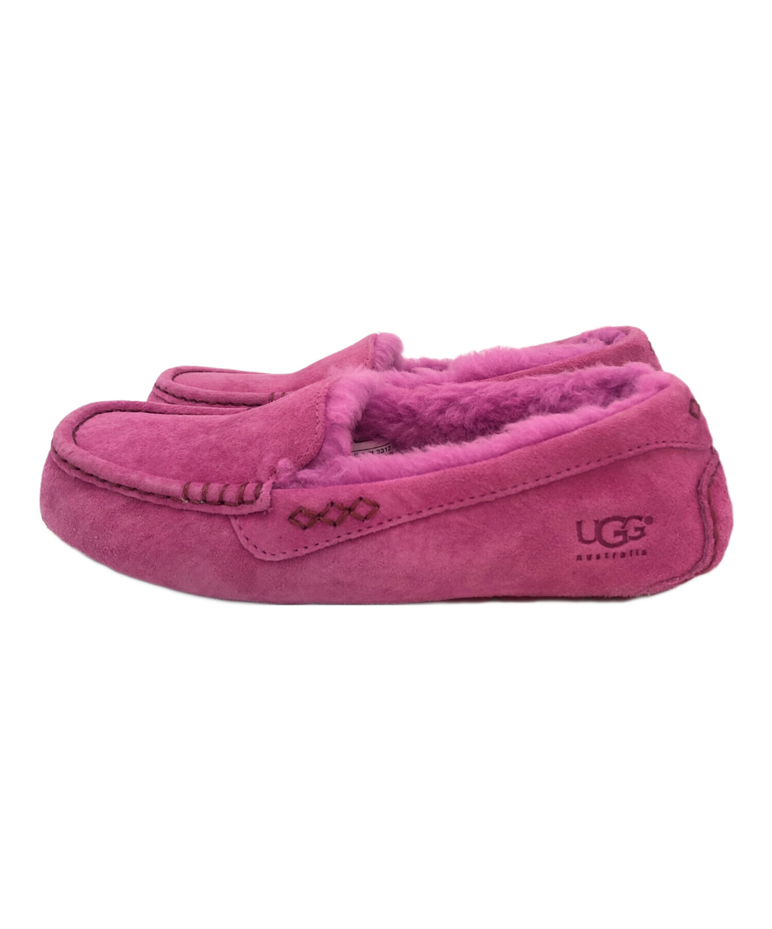 中古・古着通販】UGG (アグ) モカシンシューズ ショッキングピンク