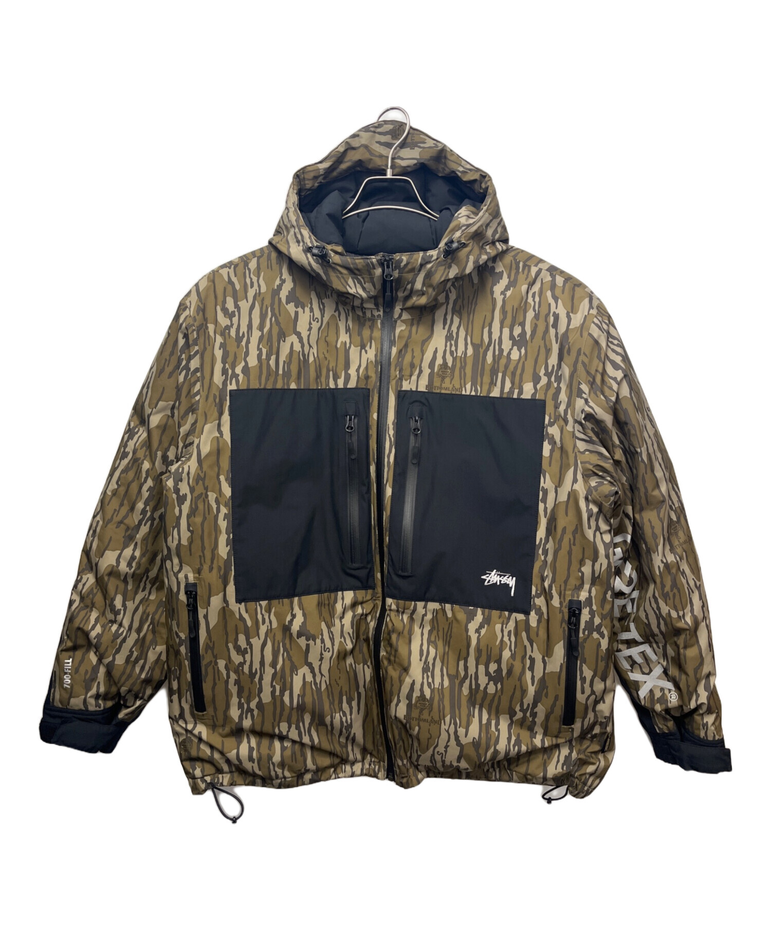 中古・古着通販】stussy (ステューシー) ダウンジャケット オリーブ