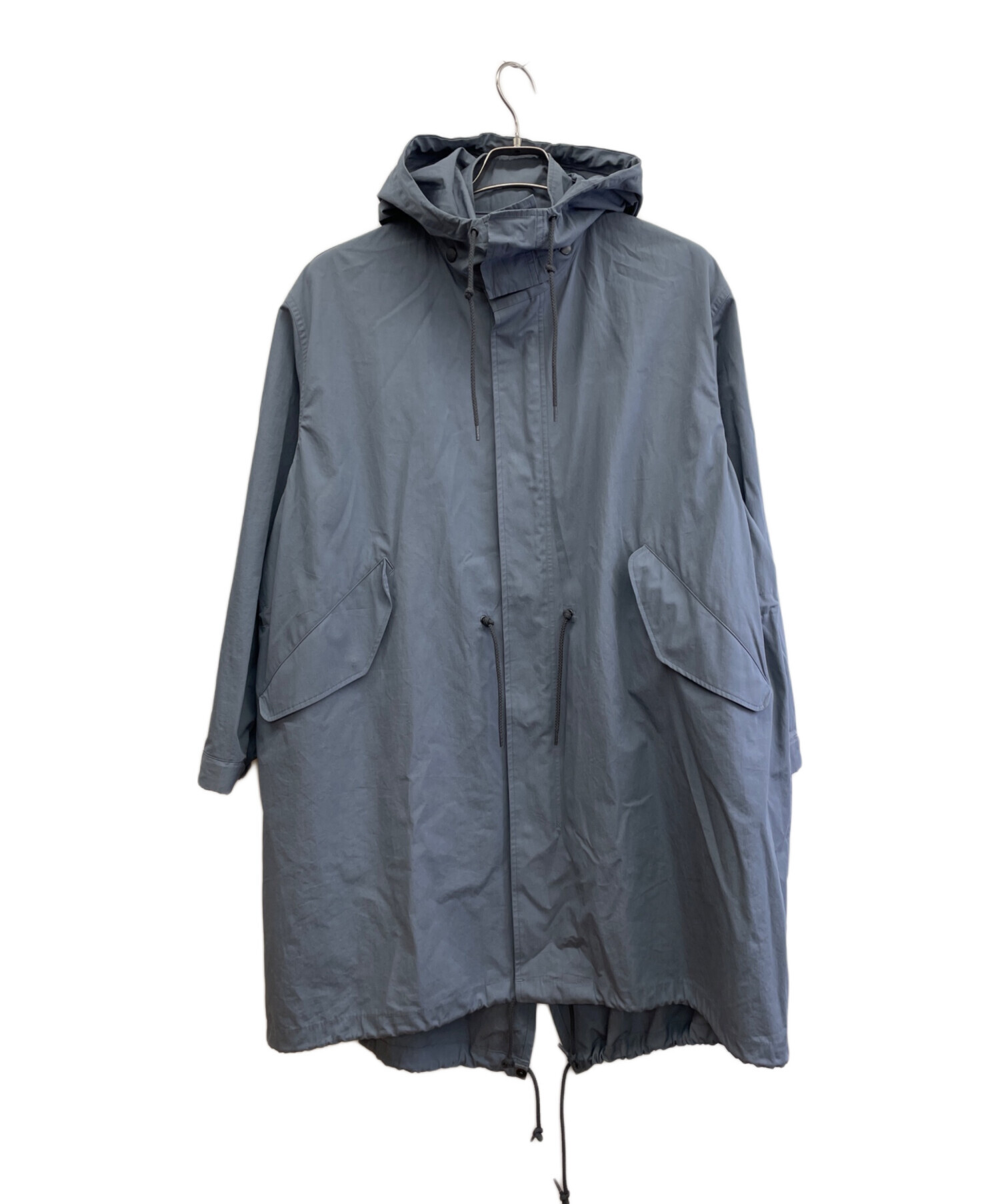 中古・古着通販】YLEVE (イレーヴ) コットンタフタモッズコート スカイ