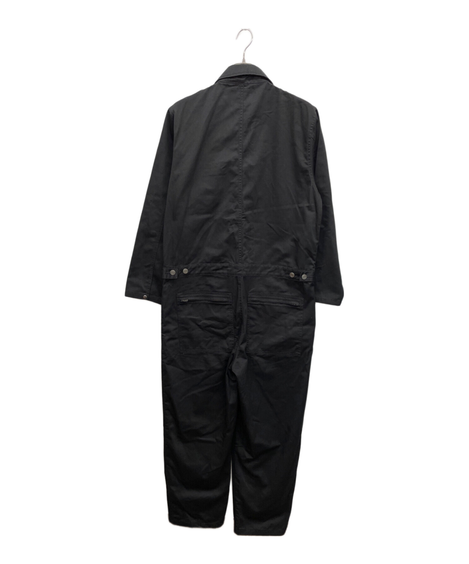 OLDSTUSSY つなぎ 黒 Lサイズ 中古・古着通販】stussy (ステューシー