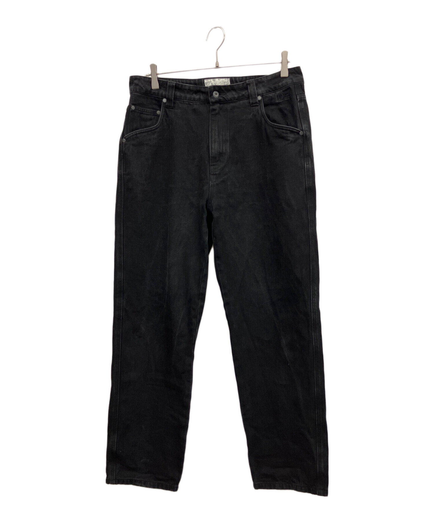 中古・古着通販】Dime (ダイム) デニムパンツ ブラック サイズ:M