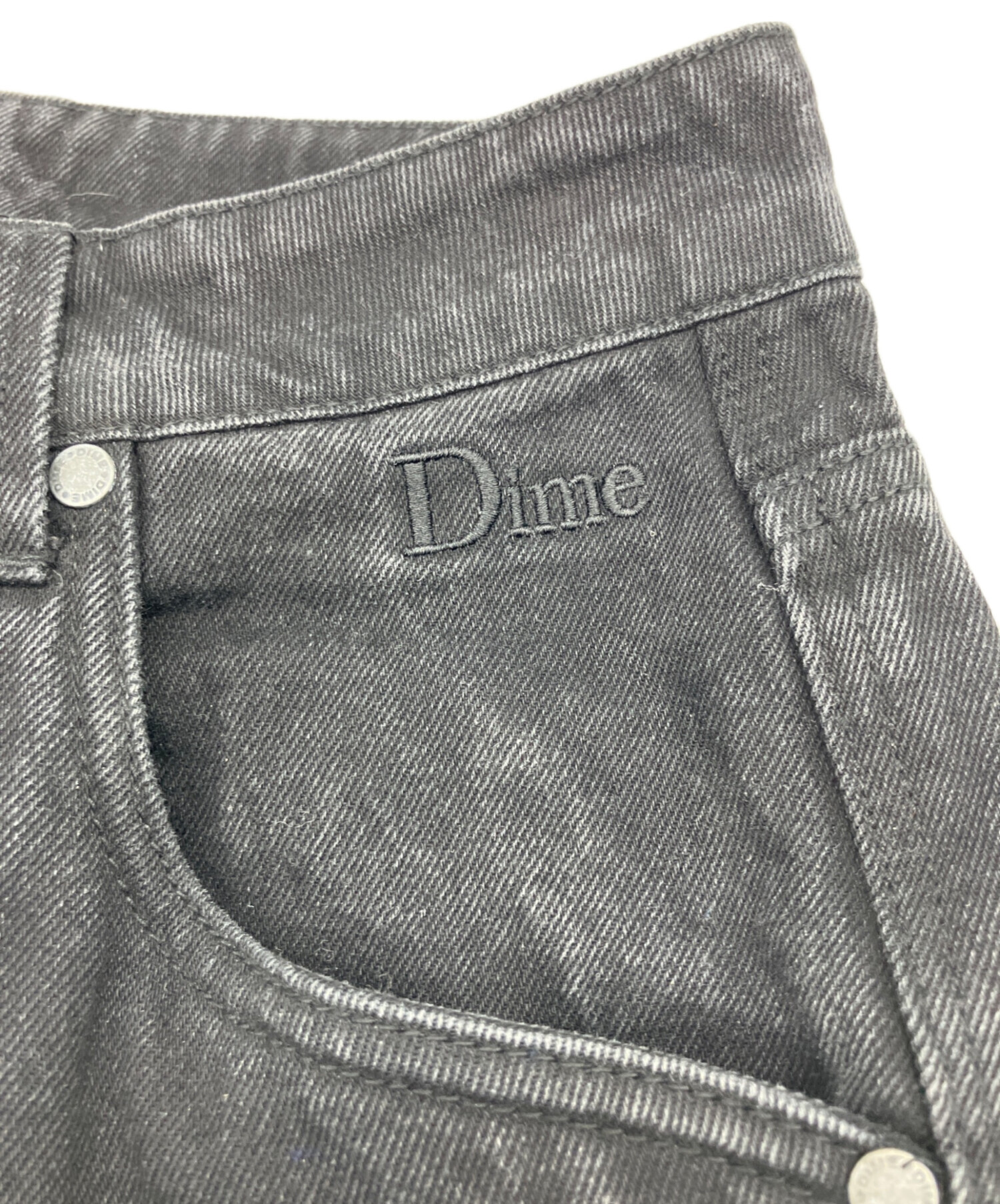 中古・古着通販】Dime (ダイム) デニムパンツ ブラック サイズ:M