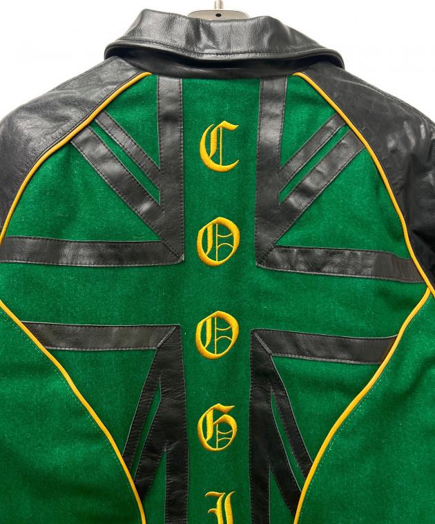 中古・古着通販】Coogi (クージー) スタジャン グリーン×ブラック