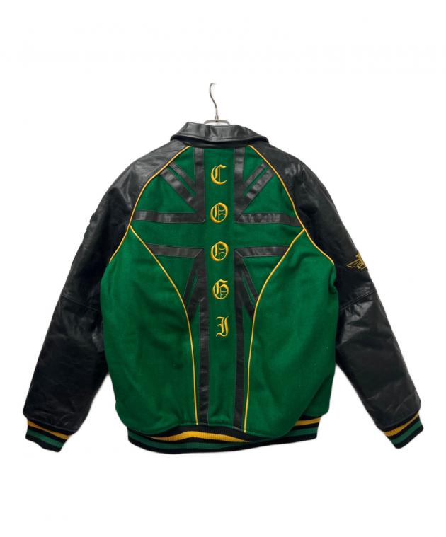 中古・古着通販】Coogi (クージー) スタジャン グリーン×ブラック