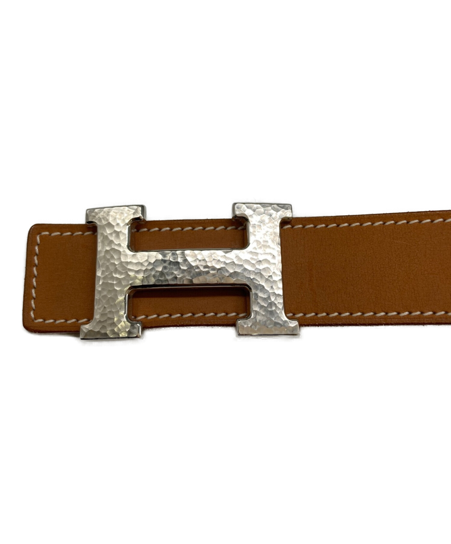 中古・古着通販】HERMES (エルメス) レザーベルト ナチュラル