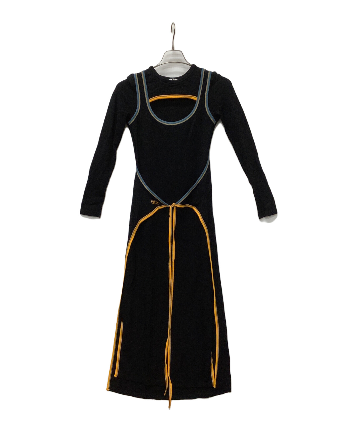 中古・古着通販】DIESEL (ディーゼル) ワンピース ブラック サイズ:S