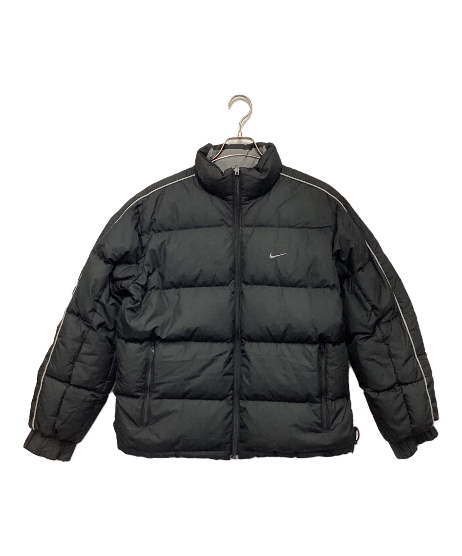 中古・古着通販】NIKE (ナイキ) リバーシブルダウンジャケット グレー