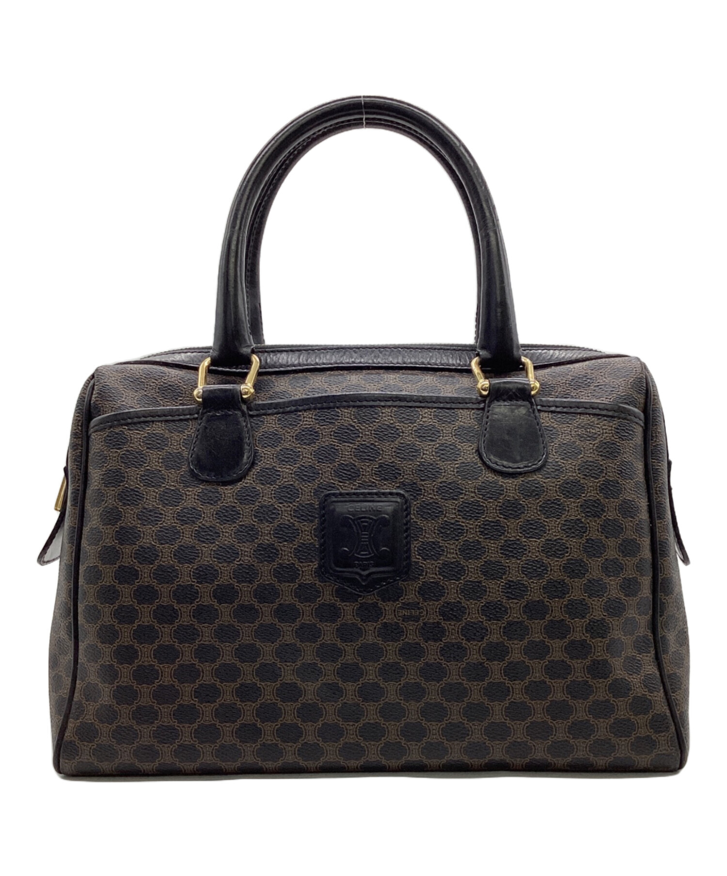 中古・古着通販】CELINE (セリーヌ) マカダム ミニボストンバッグ