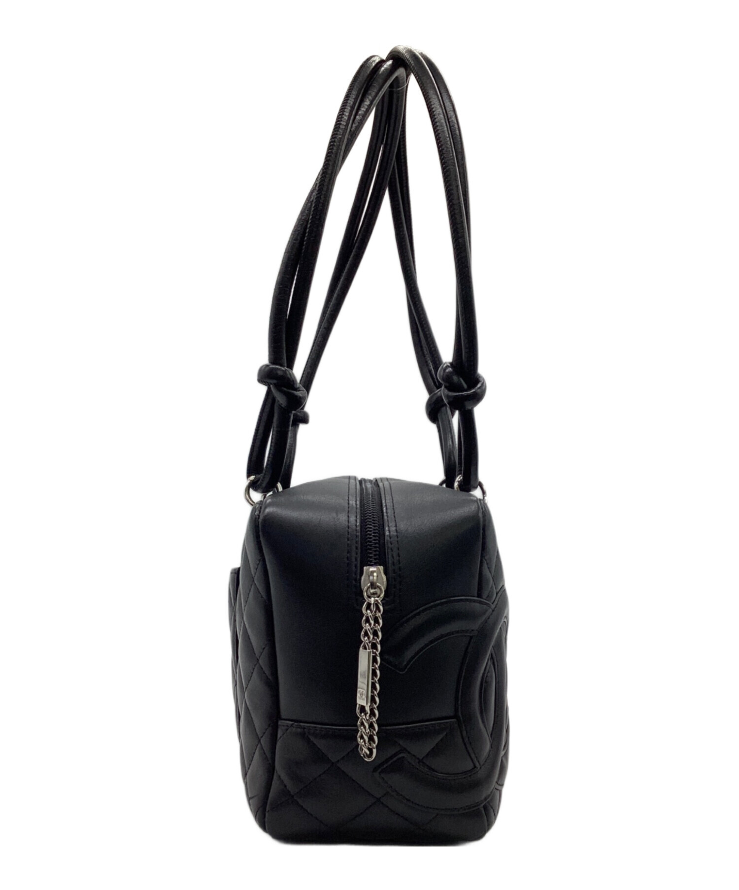 中古・古着通販】CHANEL (シャネル) カンボンライン ボーリングバッグ