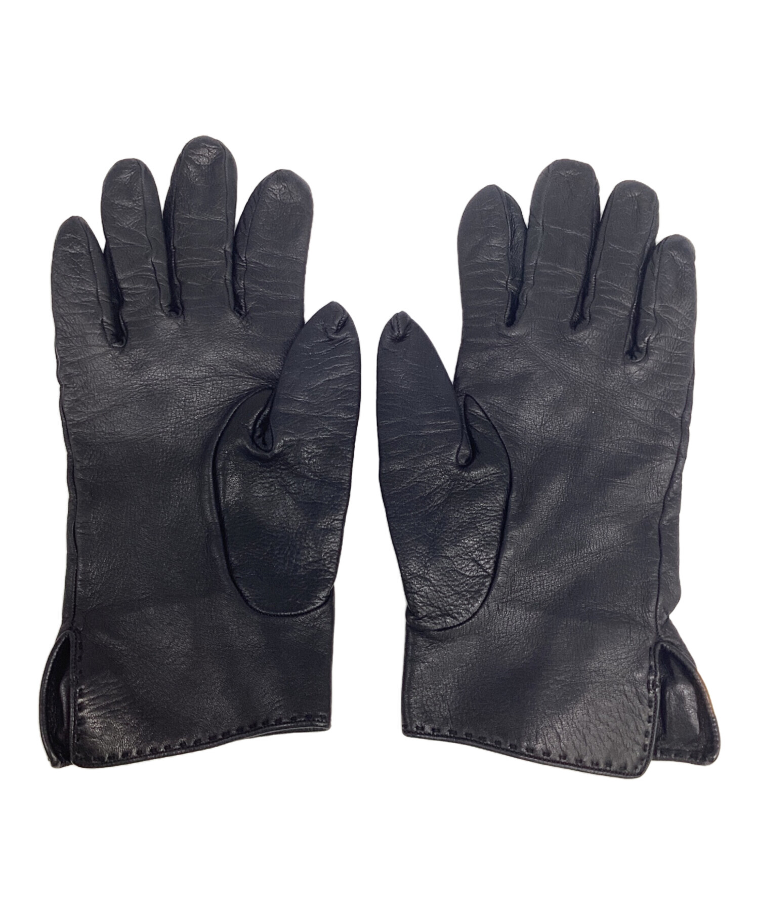 クリスチャンディオール レザー 手袋 グローブ ロゴ ヴィンテージ