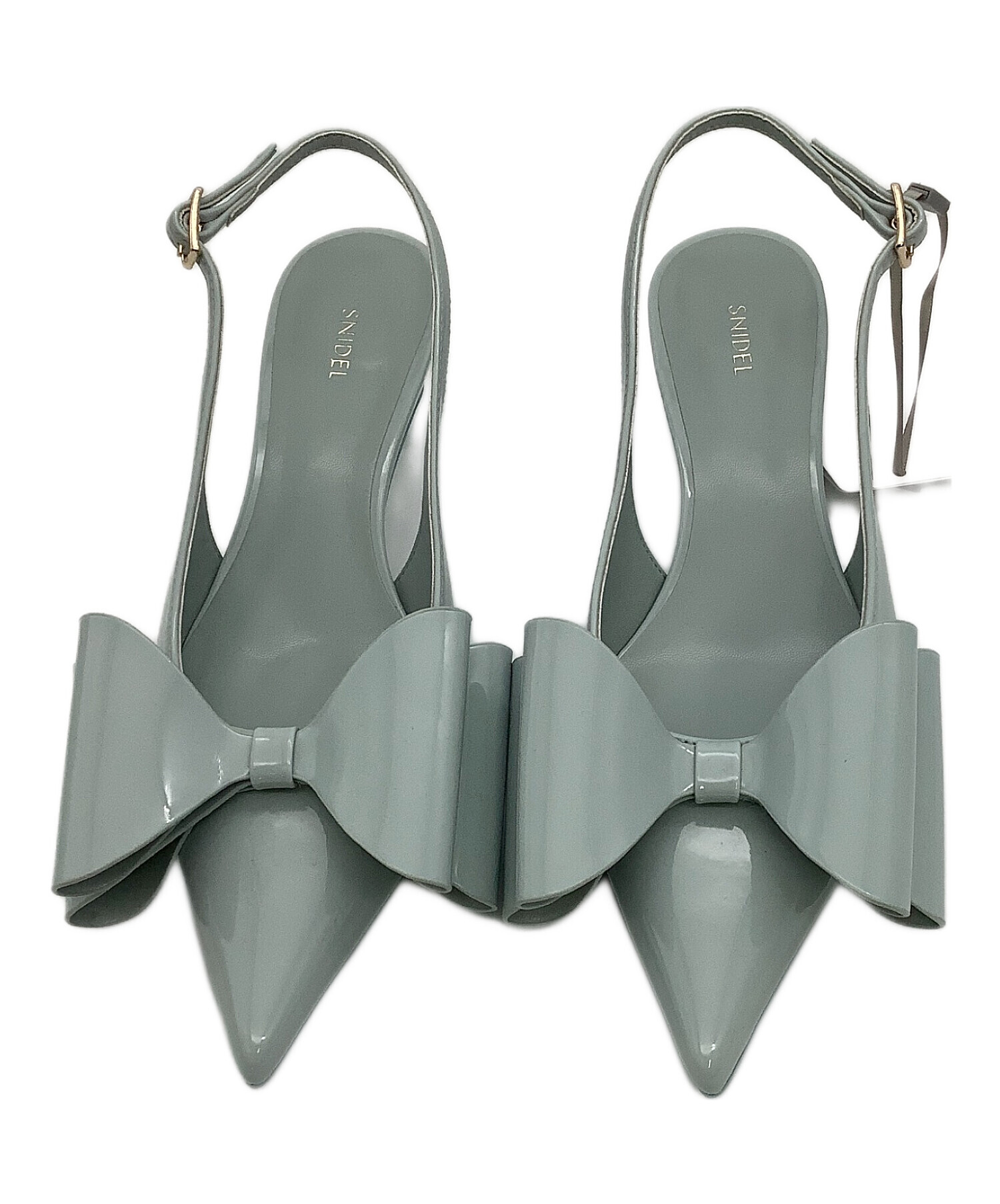 中古・古着通販】Snidel (スナイデル) ダブルリボンパンプス スカイ