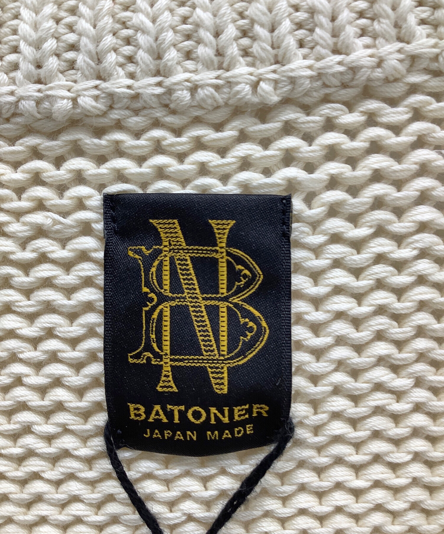 中古・古着通販】BATONER (バトナ―) L'ECHOPPE (レショップ) Half Zip