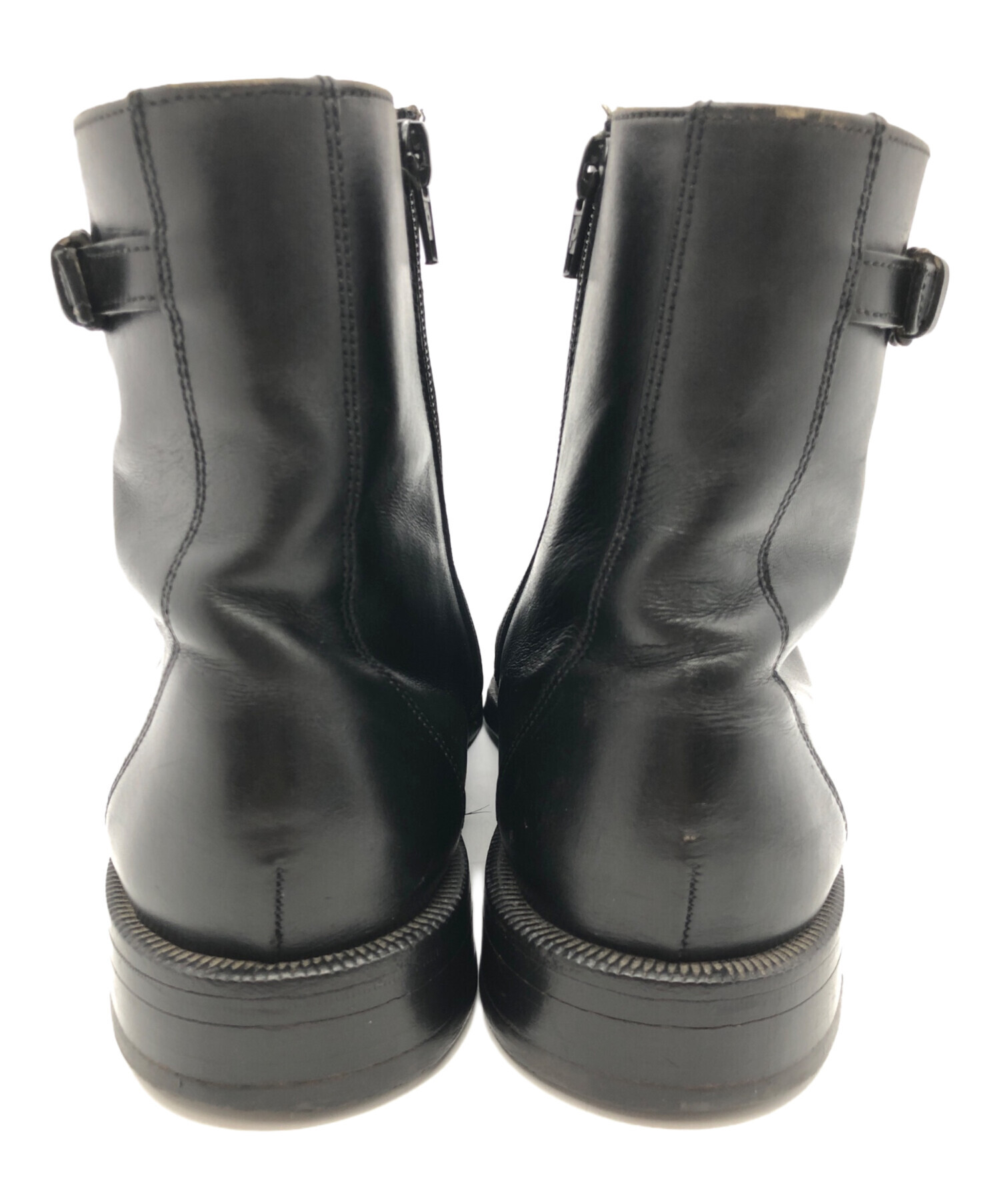 中古・古着通販】BALLY (バリー) サイドジップブーツ ブラック サイズ