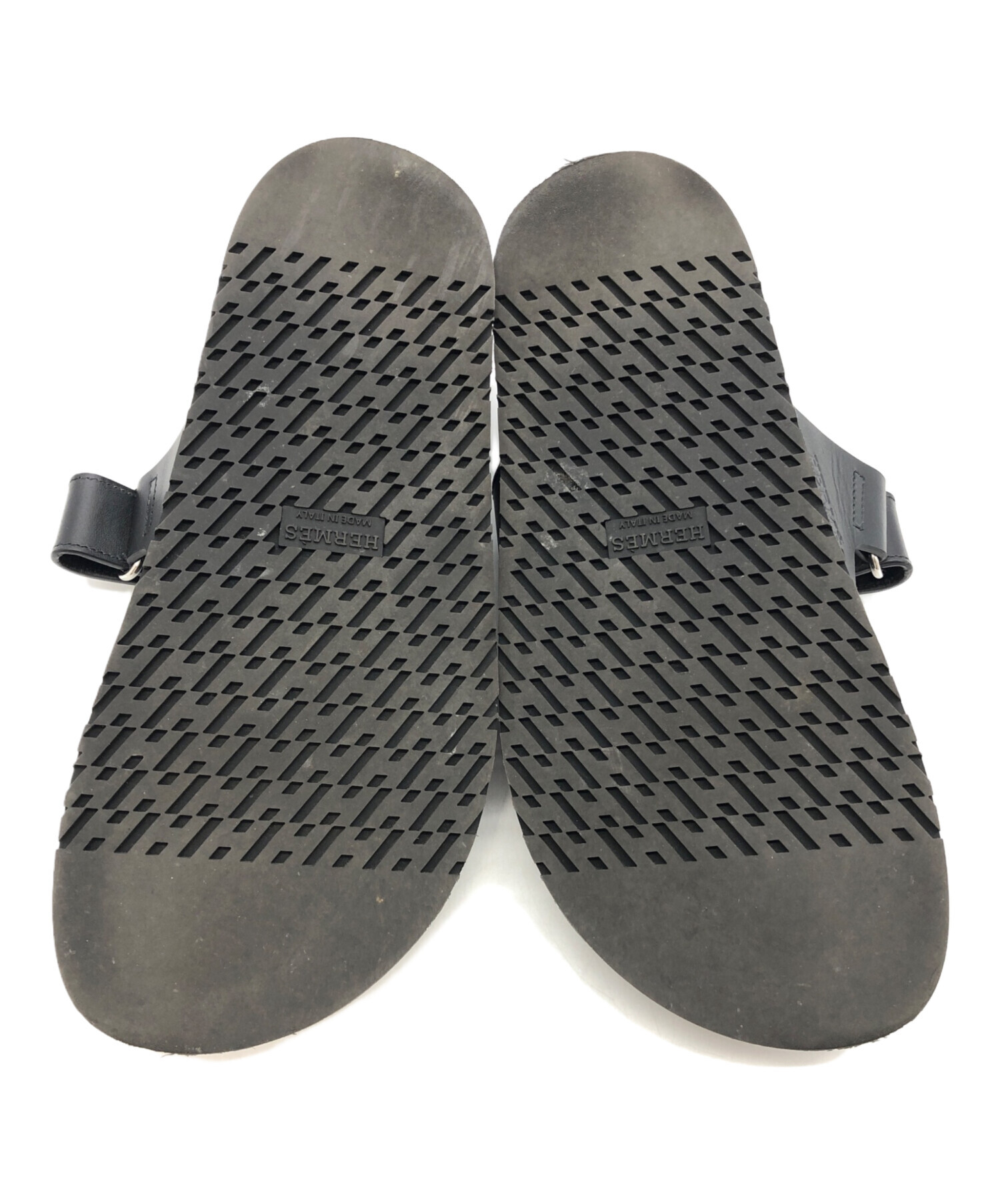 中古・古着通販】HERMES (エルメス) シプレ サンダル ブラック サイズ