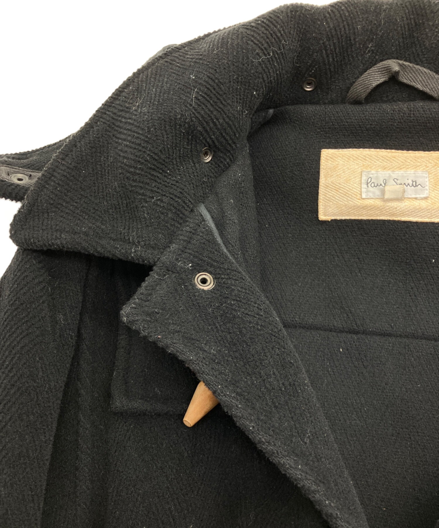 中古・古着通販】Paul Smith (ポールスミス) ダッフルコート ブラック