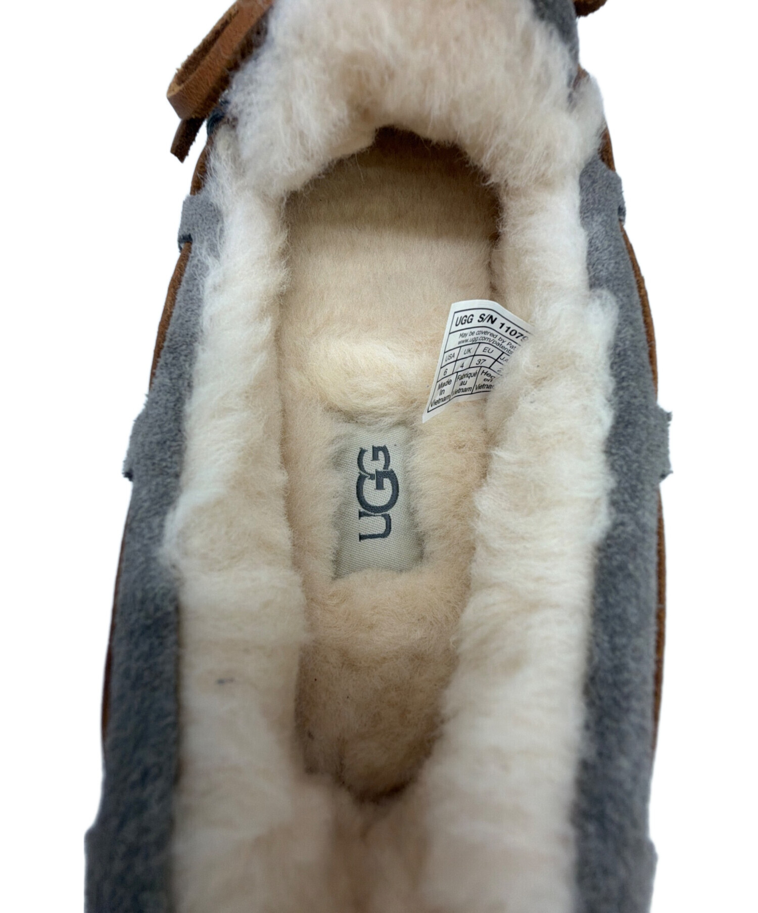 中古・古着通販】UGG (アグ) モカシンシューズ グレー サイズ:SIZE