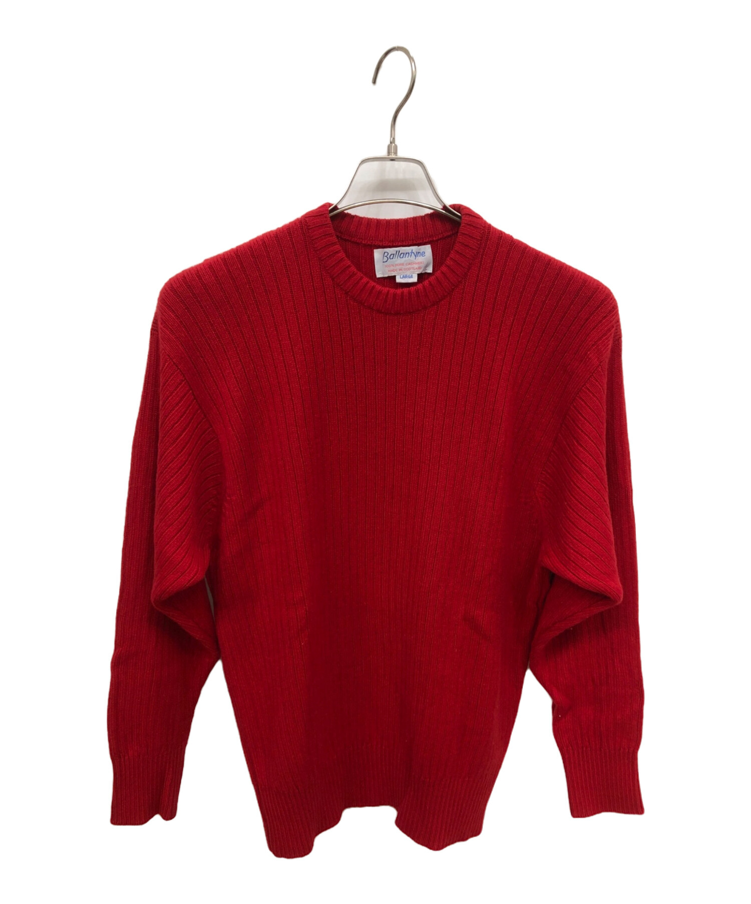 中古・古着通販】BALLANTYNE (バランタイン) カシミア セーター レッド