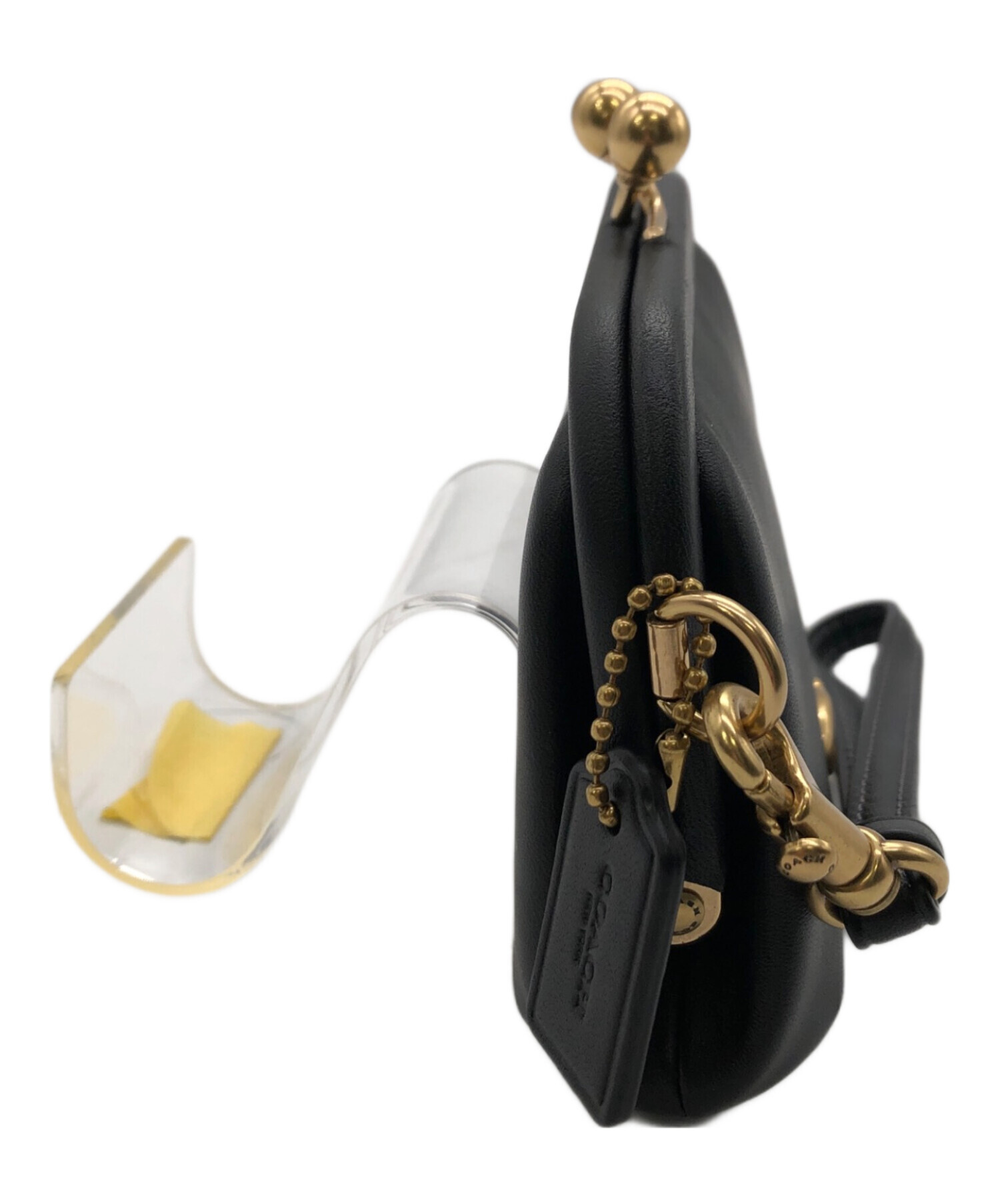 中古・古着通販】COACH (コーチ) KISS LOCK COIN PURSE／キスロック