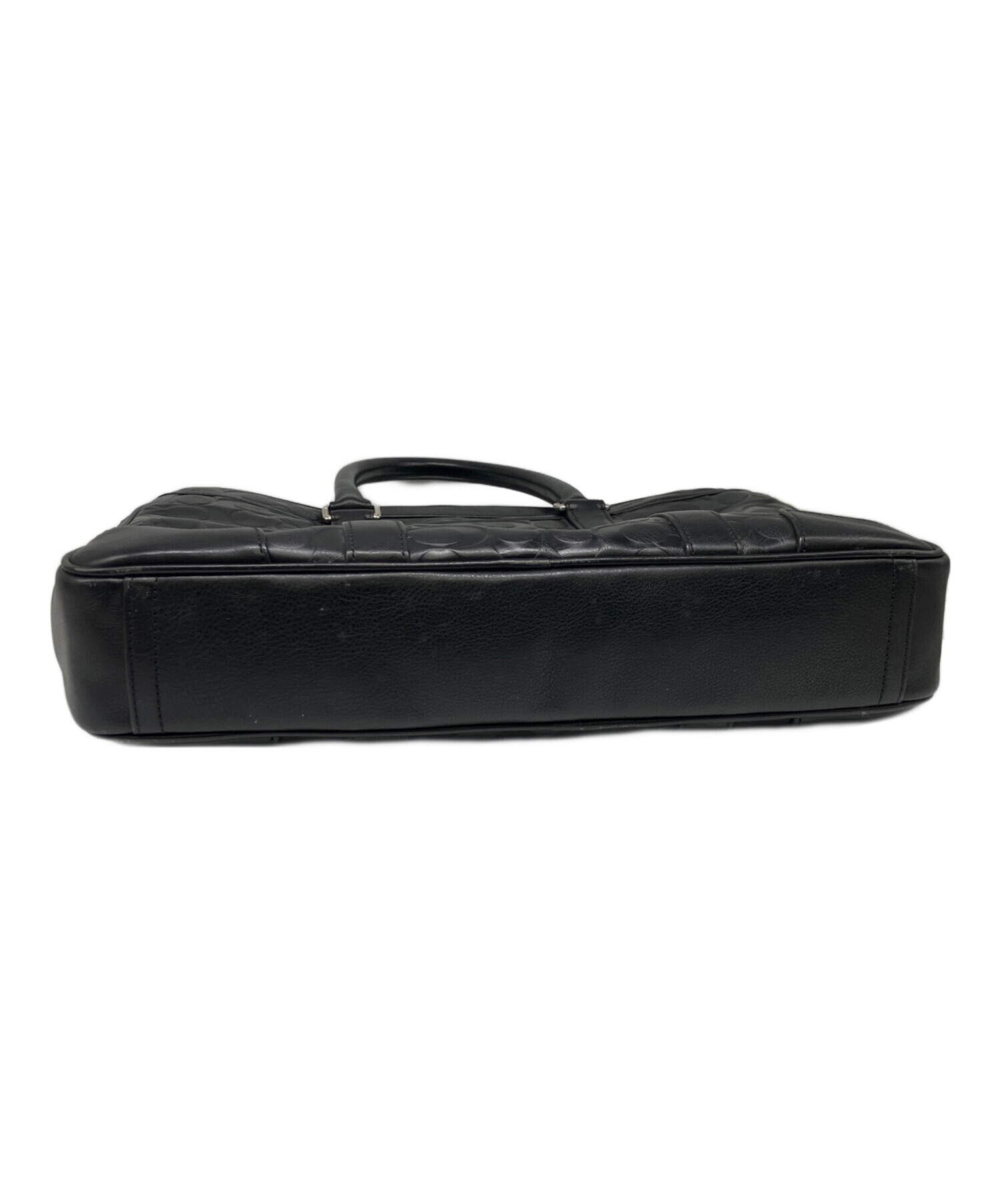 中古・古着通販】COACH (コーチ) ビジネスバッグ ブラック｜ブランド