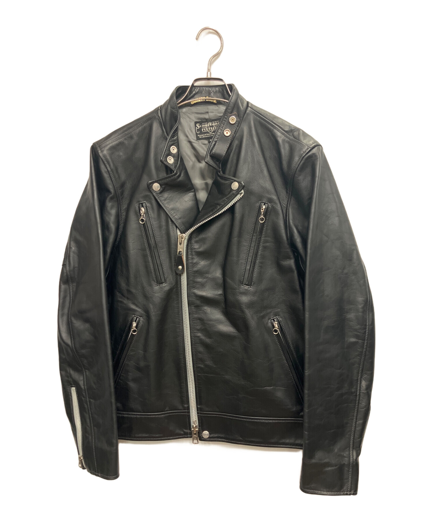 中古・古着通販】Schott (ショット) ライダースジャケット ブラック