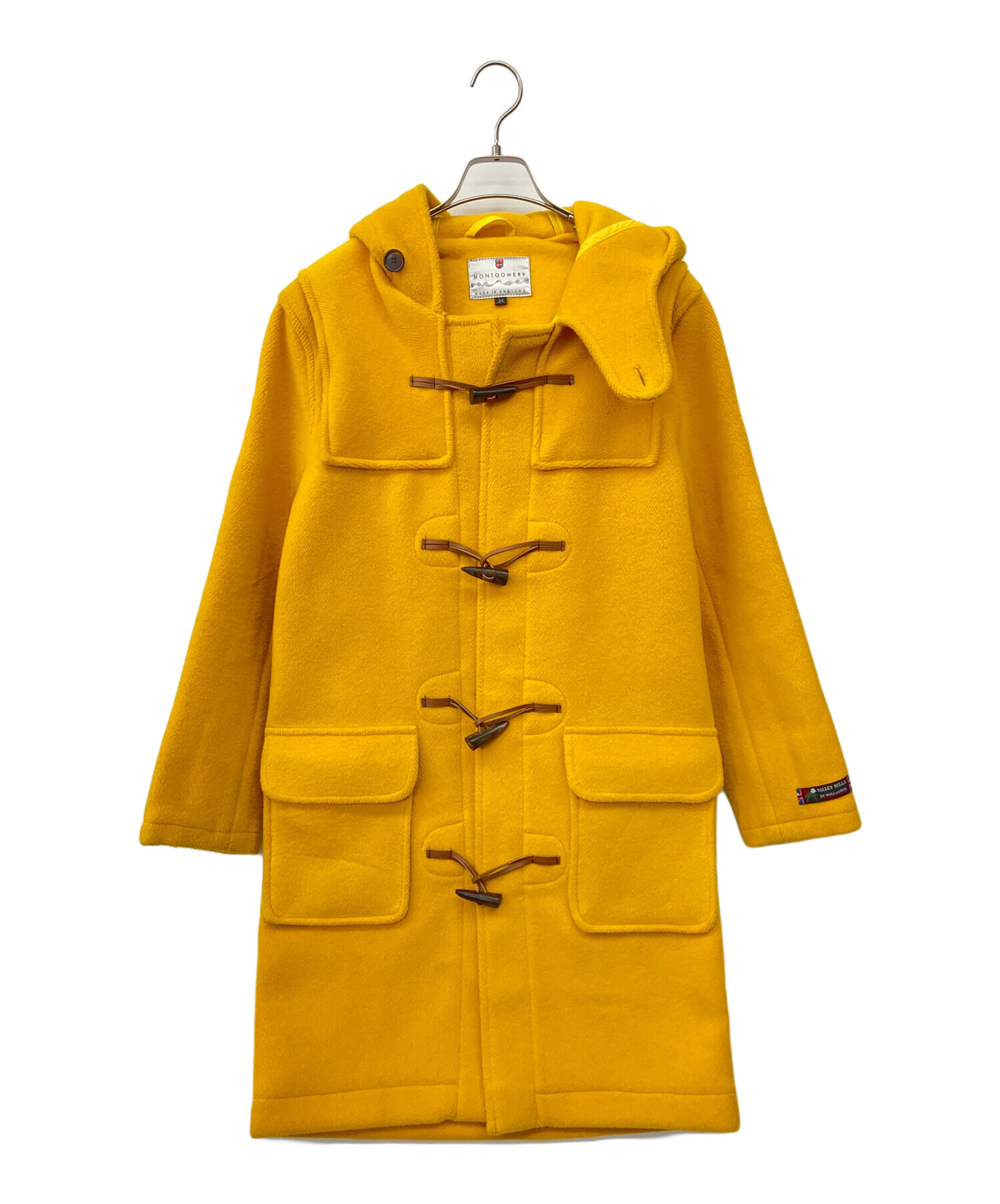 中古・古着通販】MONTGOMERY (モンゴメリー) ダッフルコート イエロー