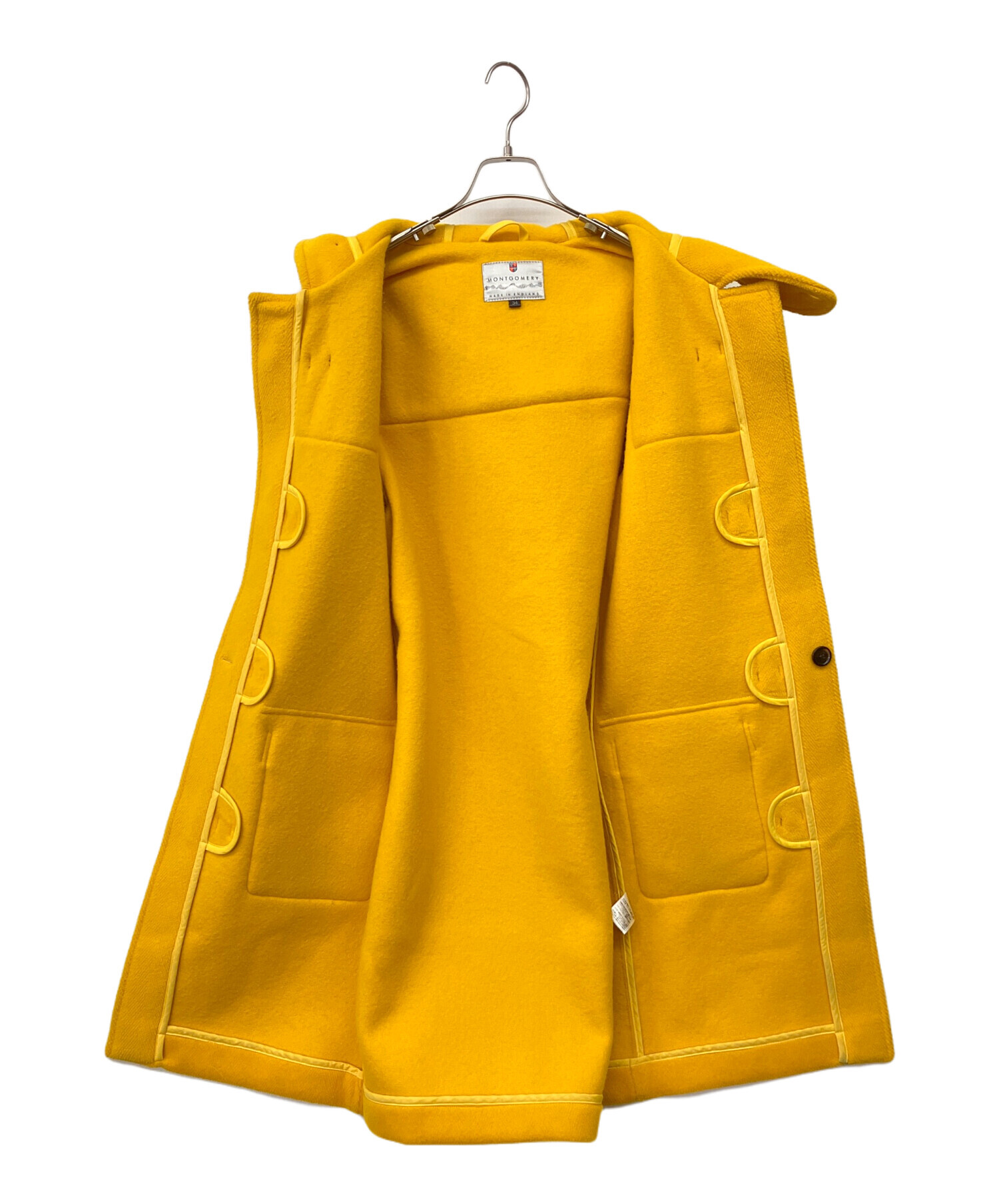 中古・古着通販】MONTGOMERY (モンゴメリー) ダッフルコート イエロー