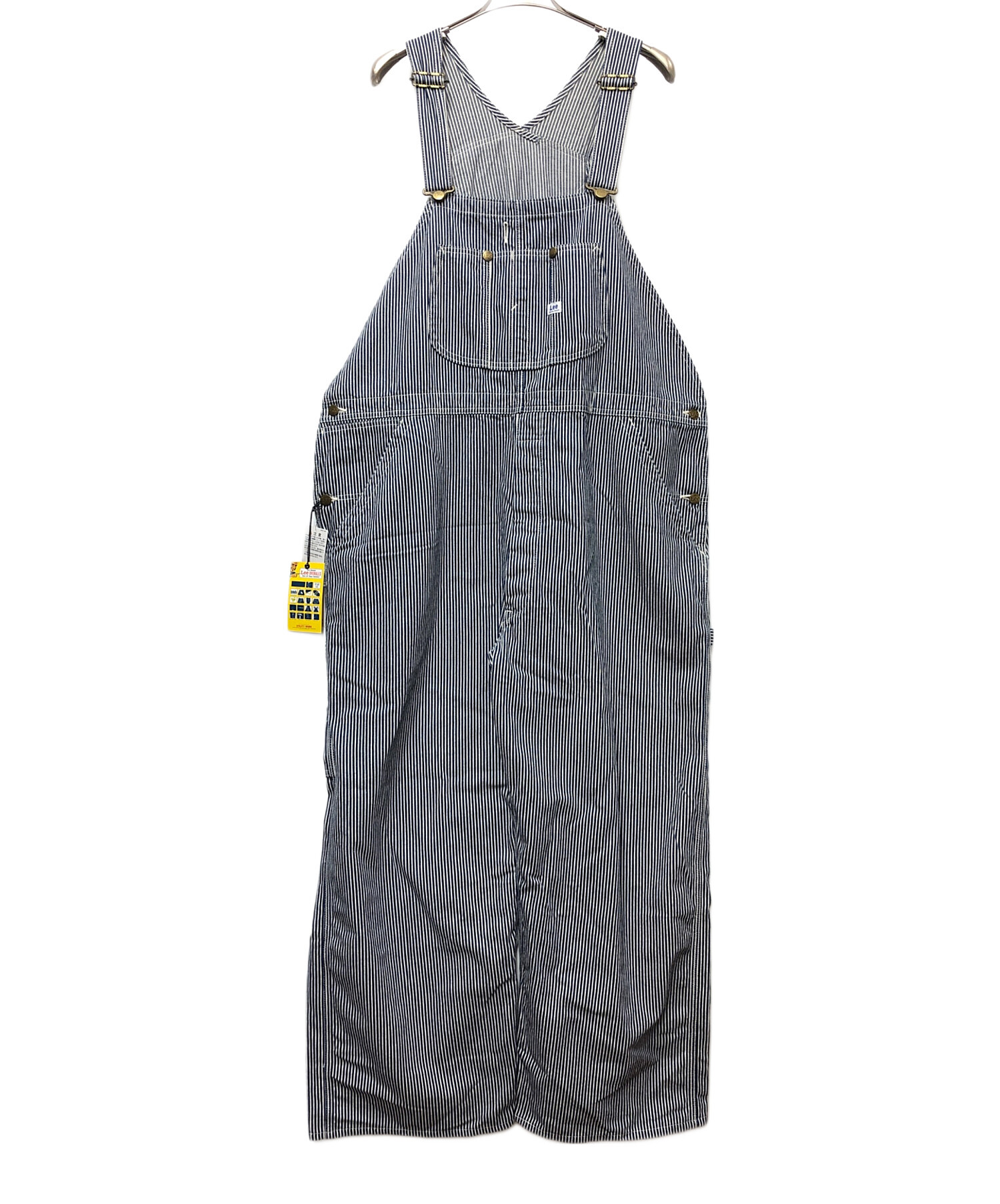 中古・古着通販】LEE (リー) ヒッコリーストライプオーバーオール