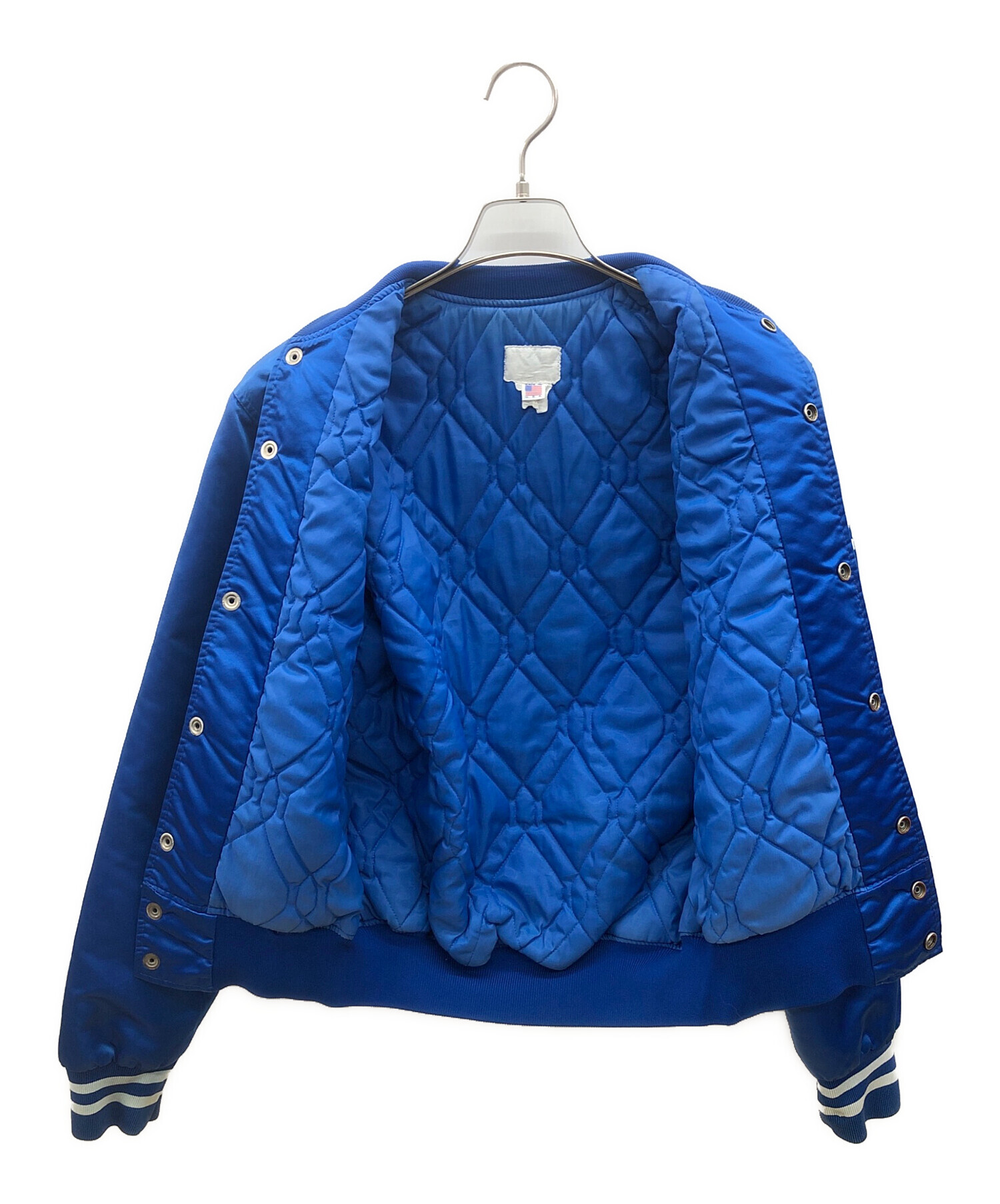 中古・古着通販】Dodgers (ドジャース) 90sスタジャン 古着 ブルー