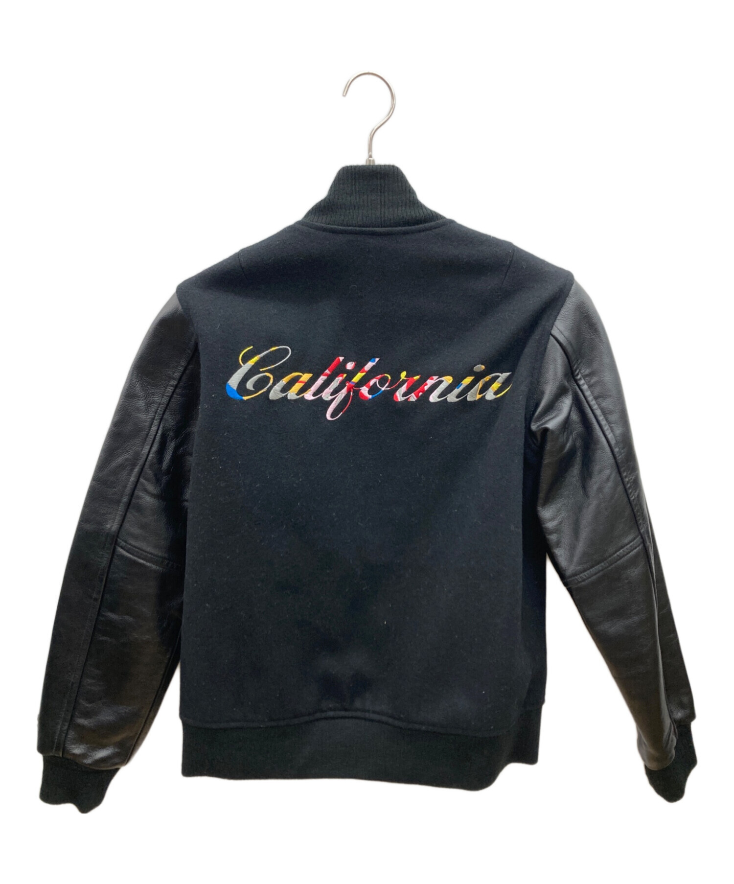 織*道様 RonHerman ロンハーマン スタジャン ウール×本革 M 定価1 中古