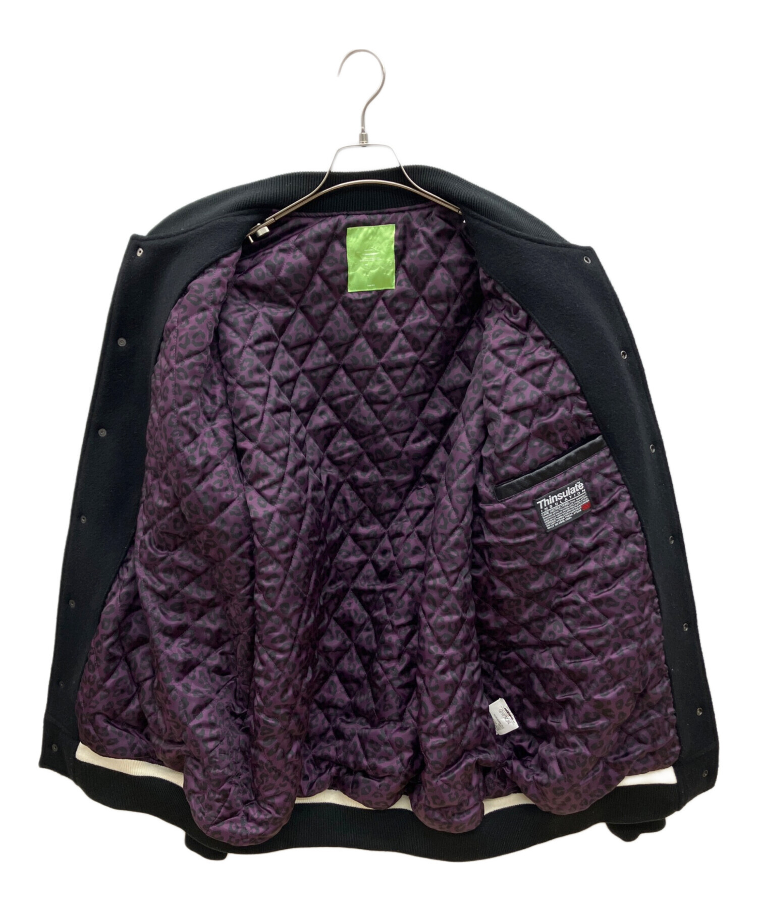 中古・古着通販】SWAGGER (スワッガー) スタジャン ブラック サイズ:L