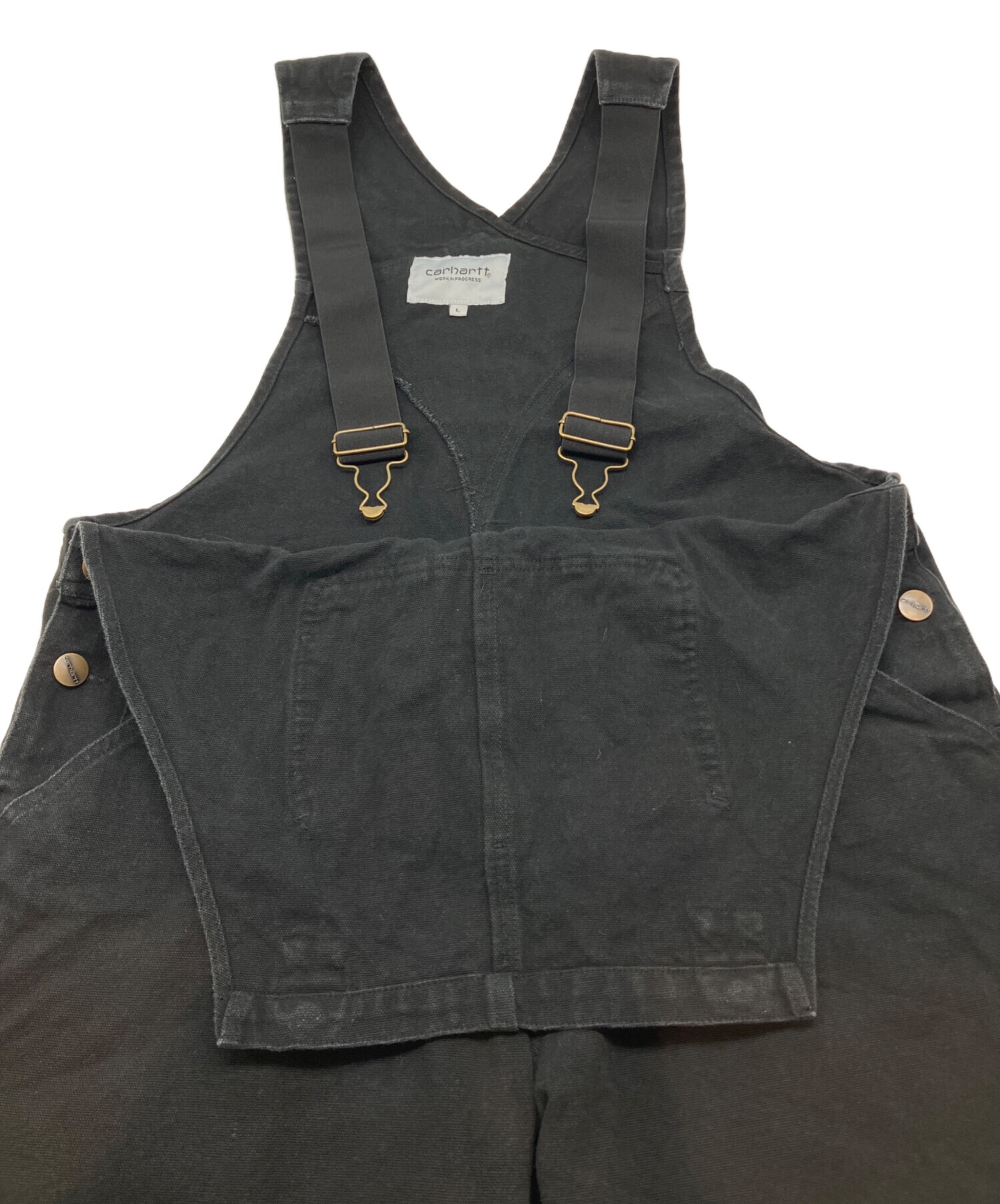 中古・古着通販】CarHartt (カーハート) オーバーオール ブラック