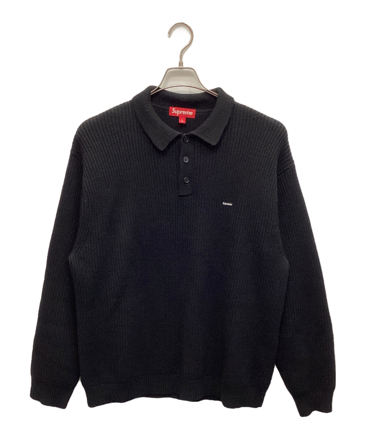 中古・古着通販】SUPREME (シュプリーム) ニット ブラック サイズ:L