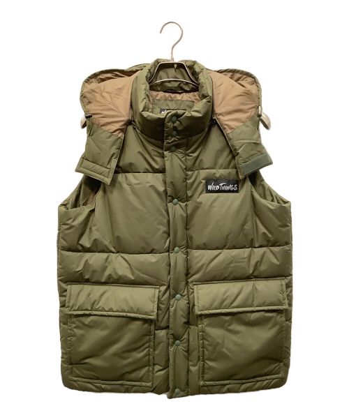 中古・古着通販】WILD THINGS (ワイルドシングス) 中綿ベスト オリーブ