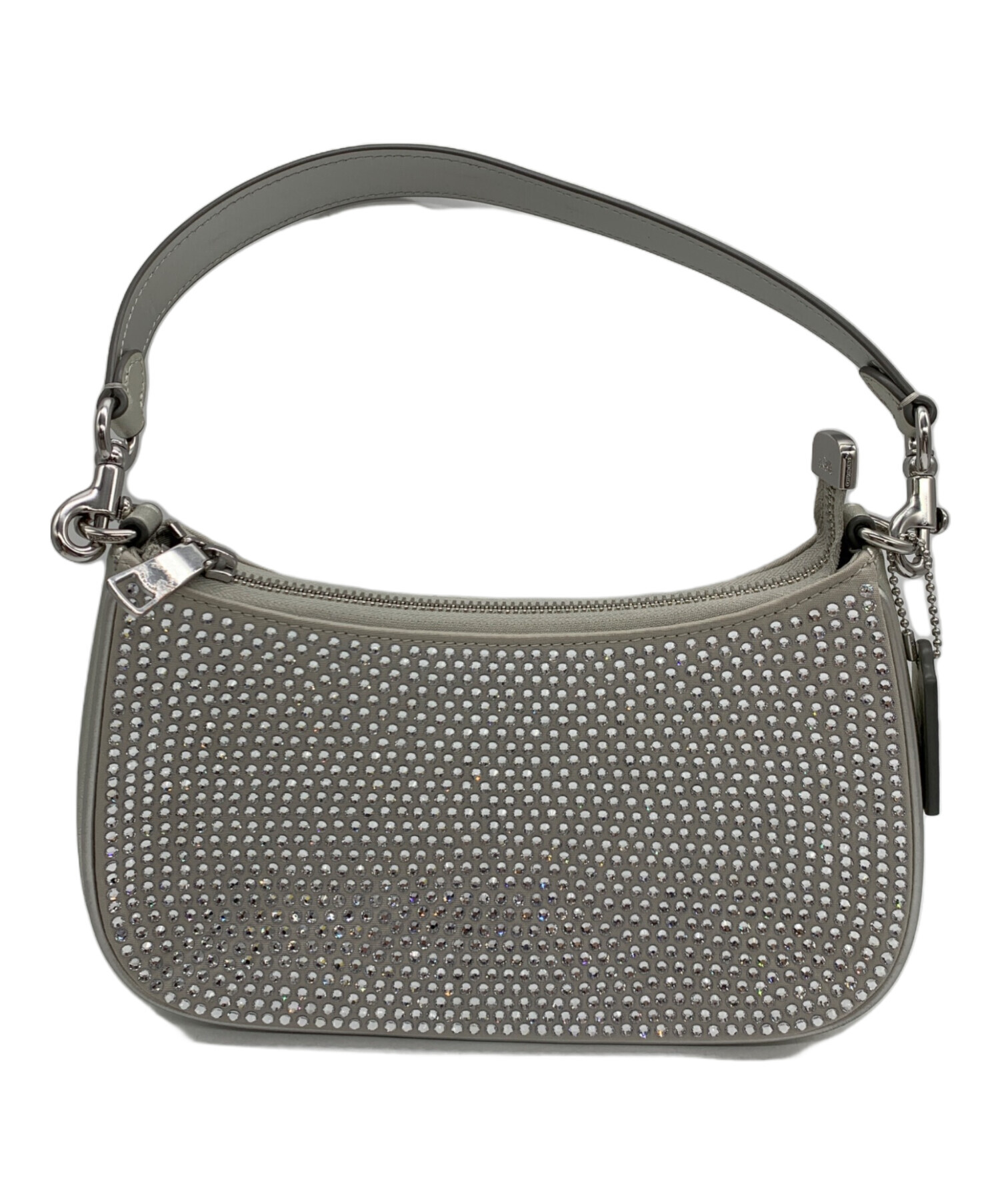 中古・古着通販】COACH (コーチ) テリショルダーバッグ シルバー