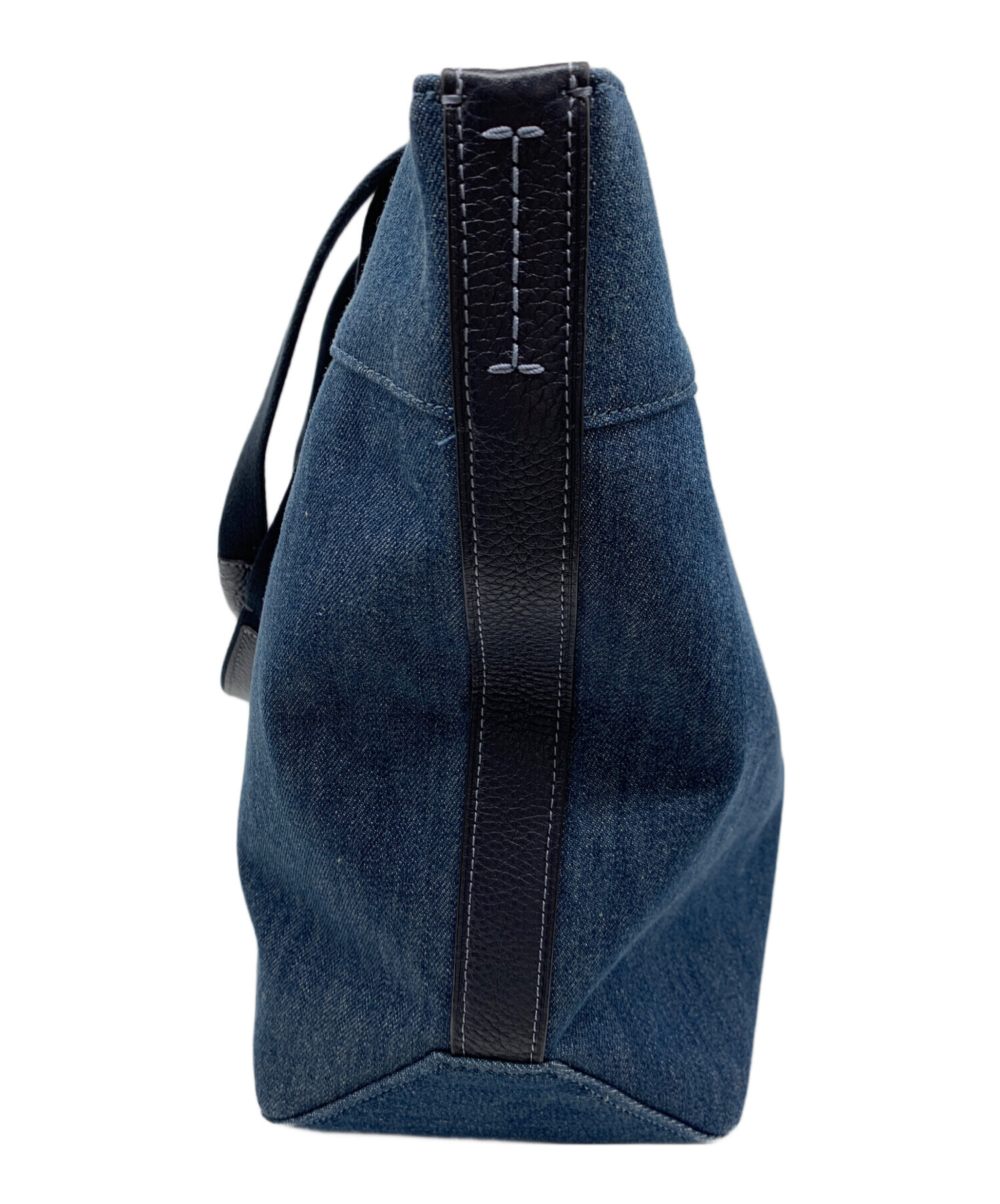 中古・古着通販】COACH (コーチ) デニムトートバッグ インディゴ