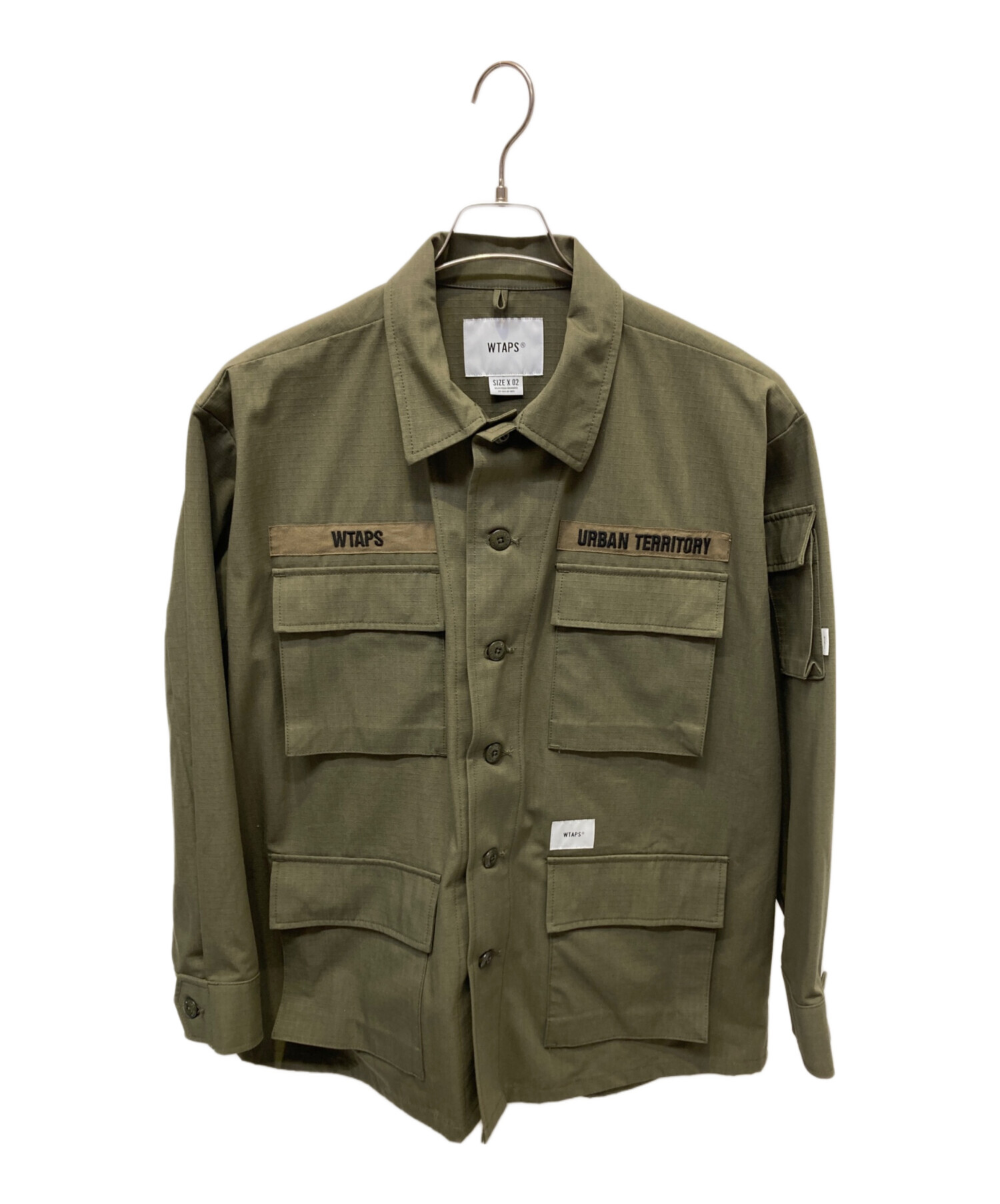 中古・古着通販】WTAPS (ダブルタップス) ジャングルシャツ オリーブ