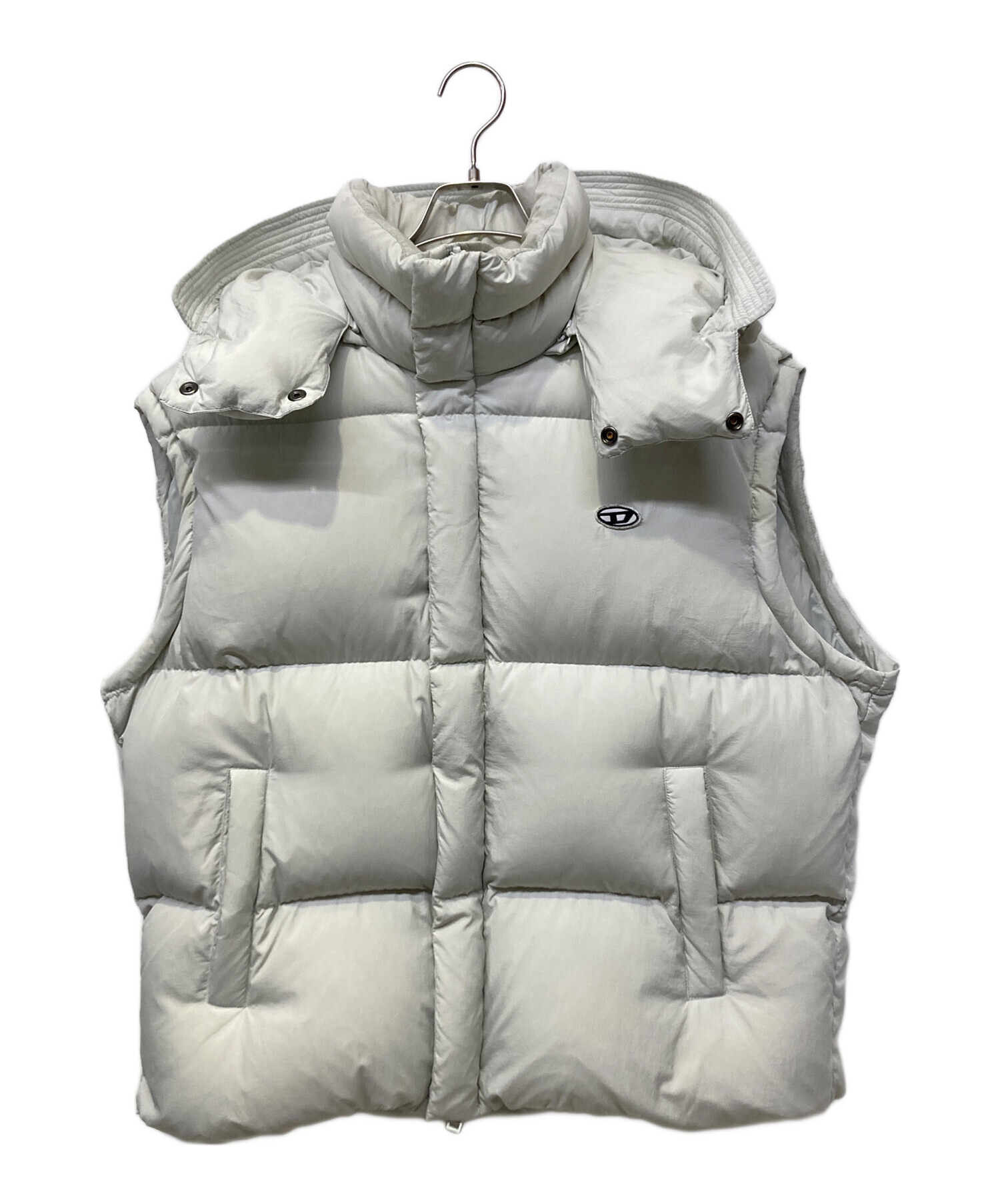 中古・古着通販】DIESEL (ディーゼル) ダウンベスト グレー サイズ:XL