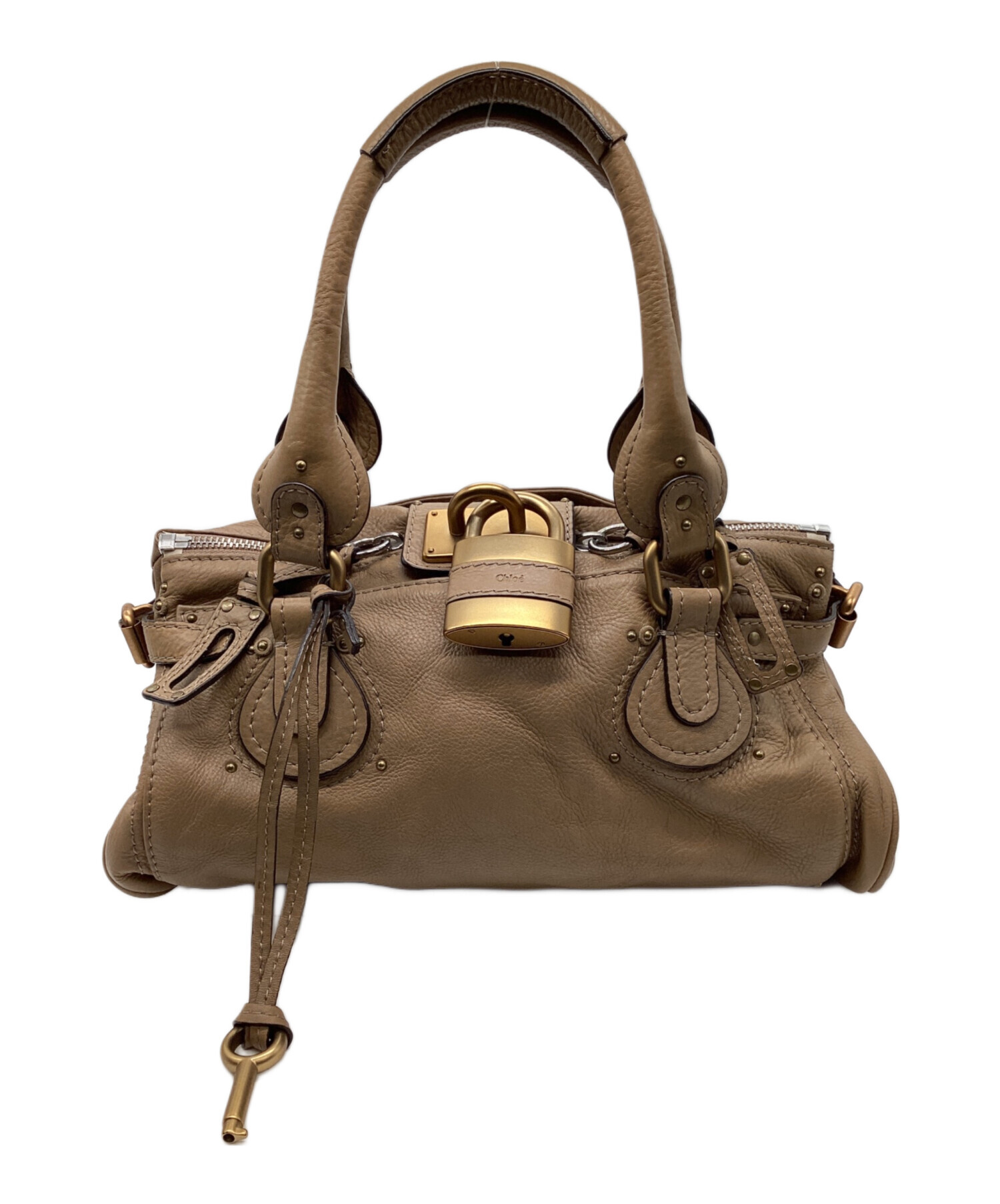 中古・古着通販】Chloe (クロエ) パディントン ハンドバッグ ブラウン