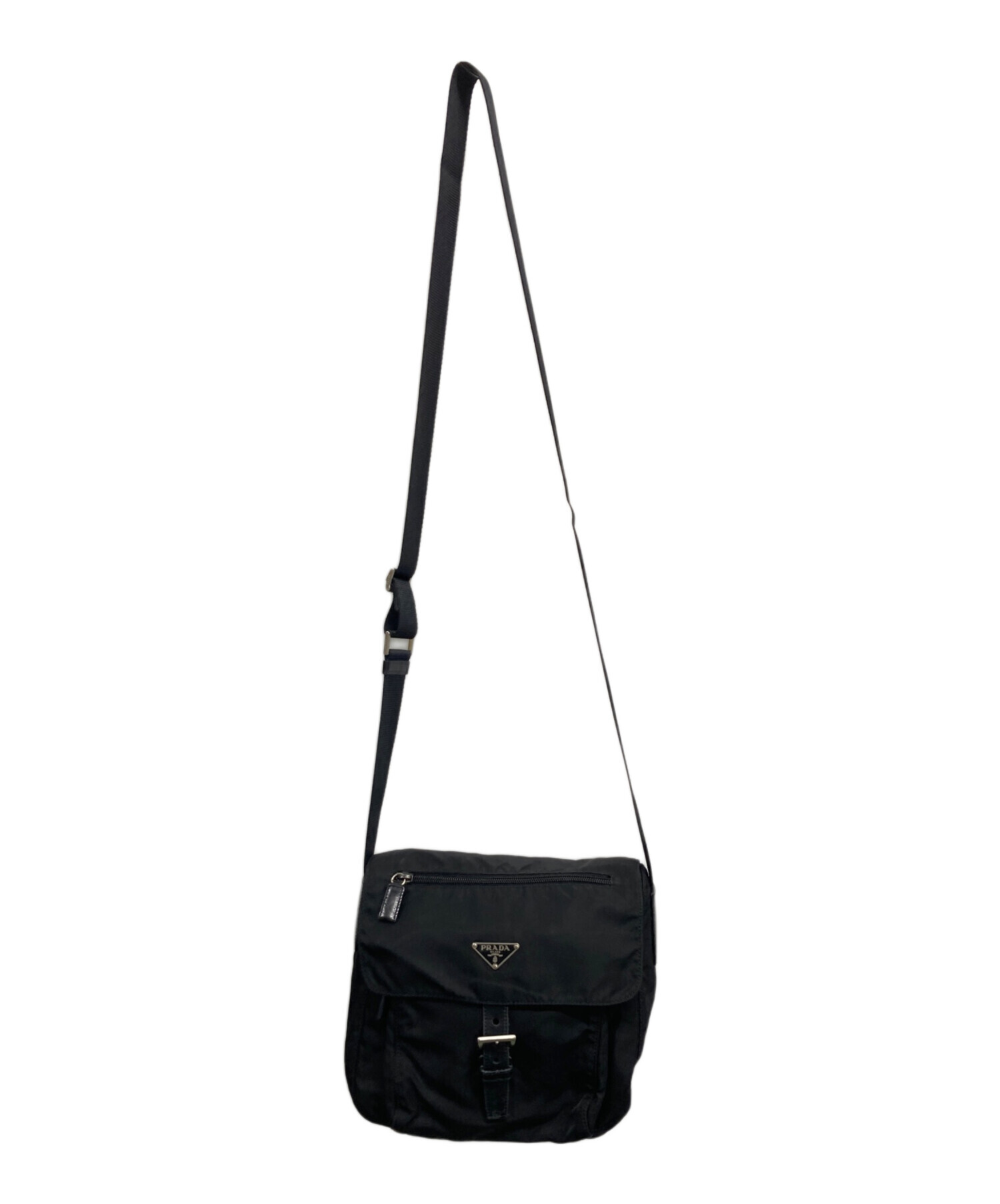 中古・古着通販】PRADA (プラダ) ショルダーバッグ ブラック｜ブランド