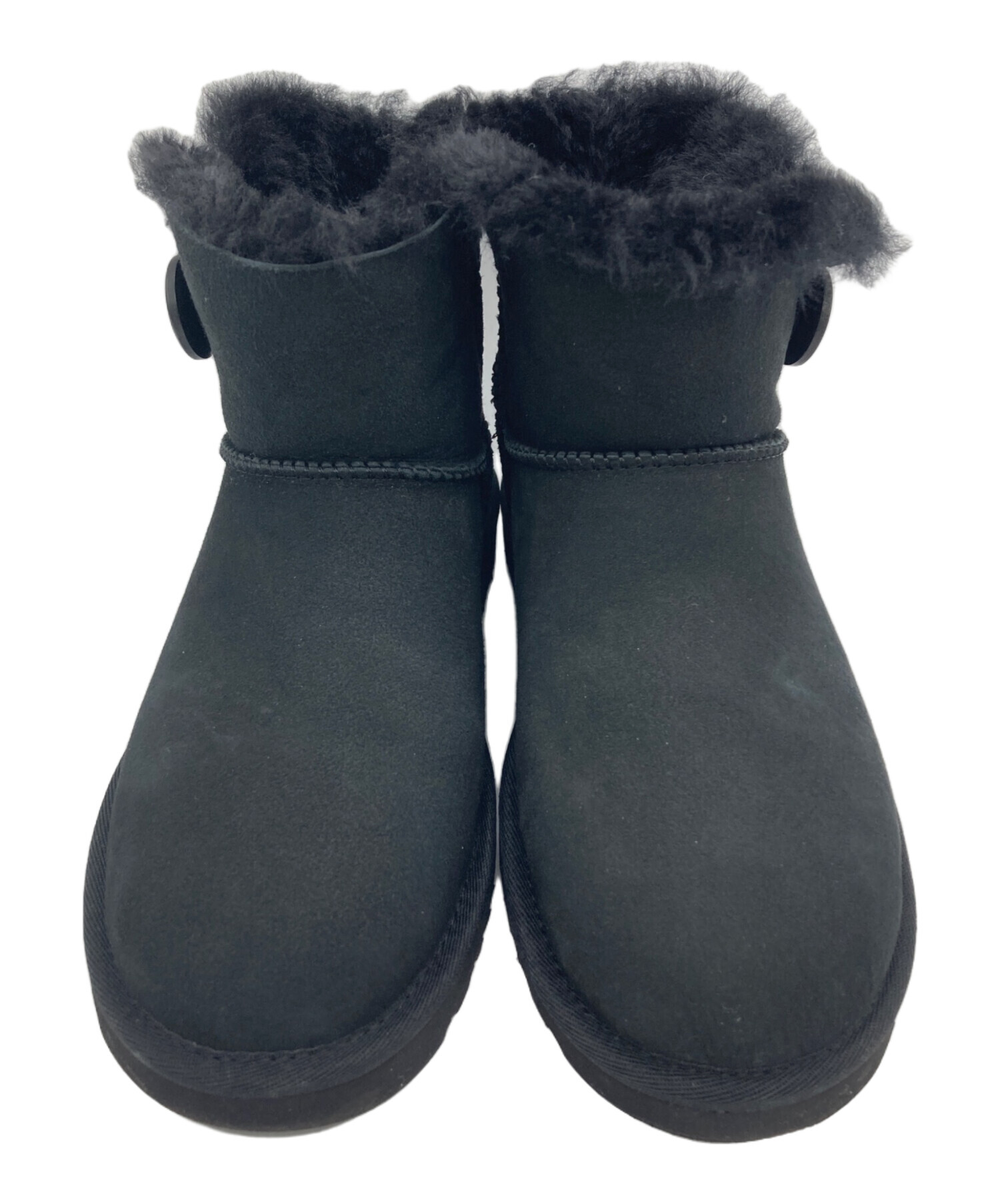中古・古着通販】UGG (アグ) ムートンブーツ ブラック サイズ:24