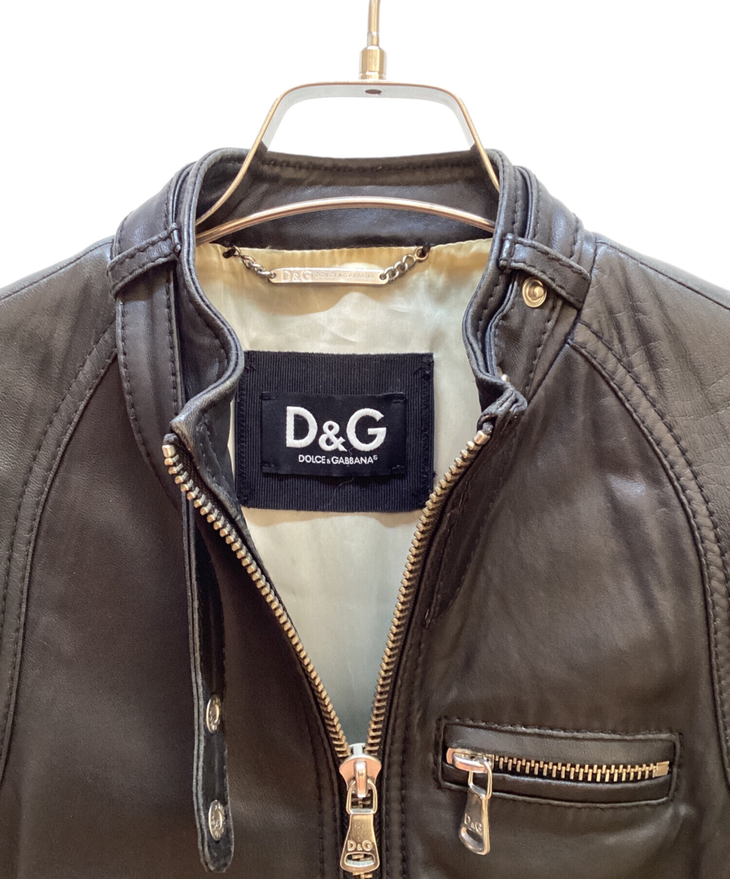 中古・古着通販】DOLCE & GABBANA (ドルチェ＆ガッバーナ) レザー