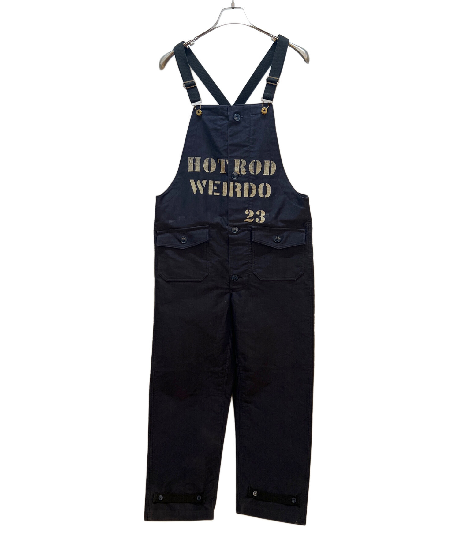 中古・古着通販】WEIRDO (ウィアード) オーバーオール ブラック サイズ