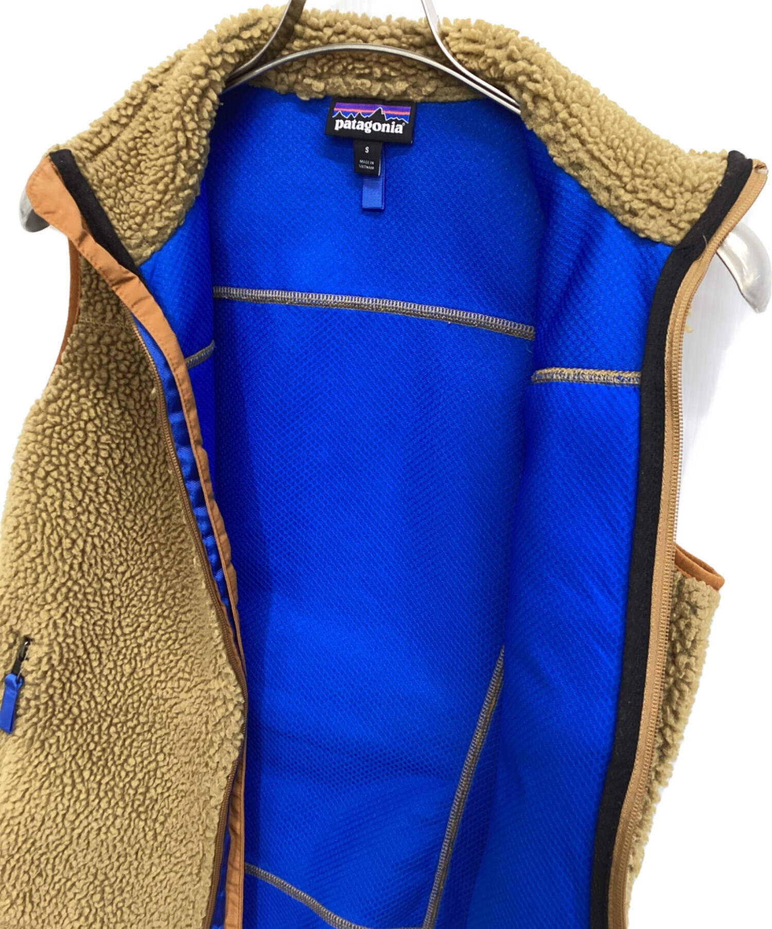 中古・古着通販】Patagonia (パタゴニア) フリースベスト ベージュ