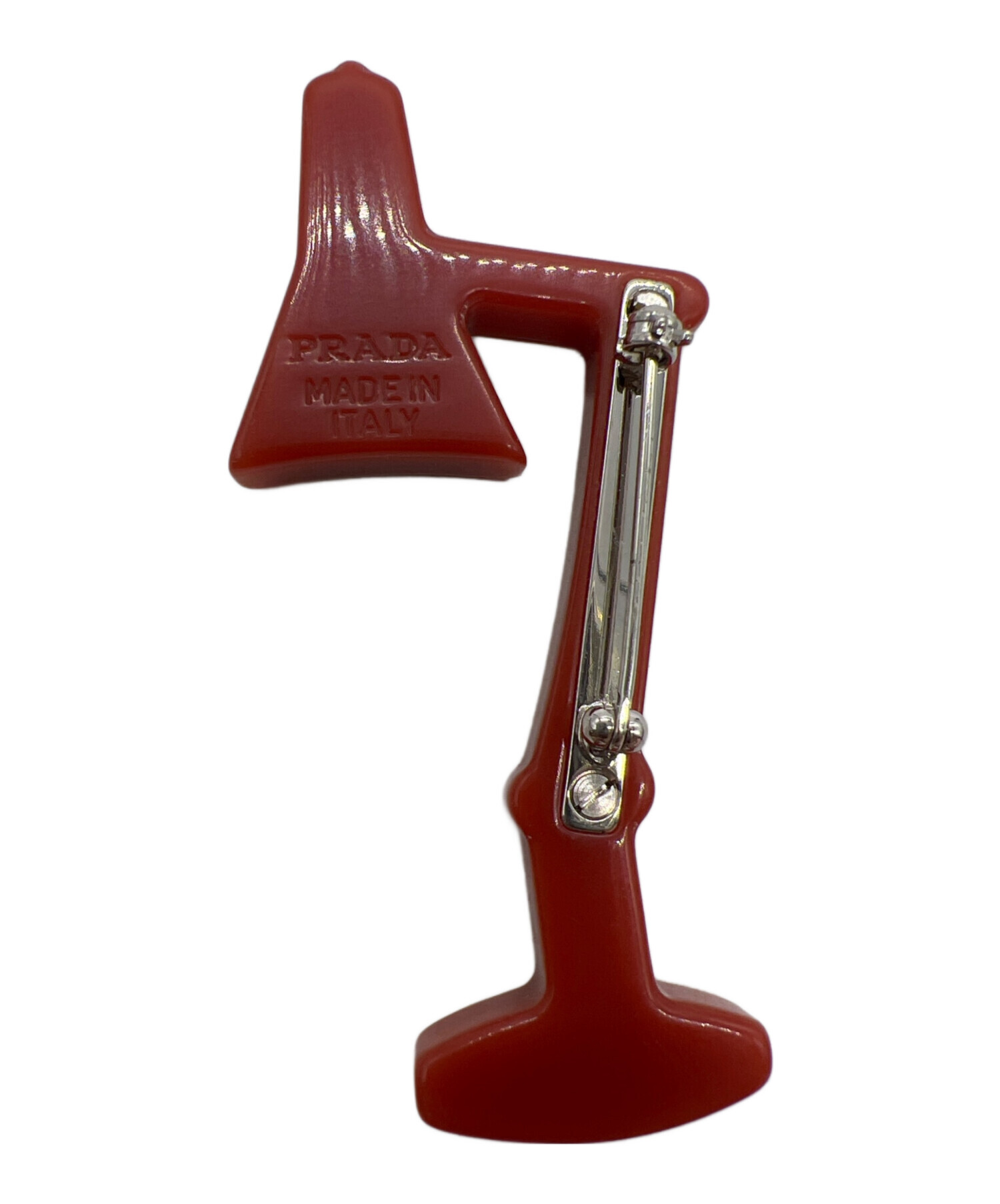 中古・古着通販】PRADA (プラダ) ブローチ ブラウン×グリーン×ホワイト