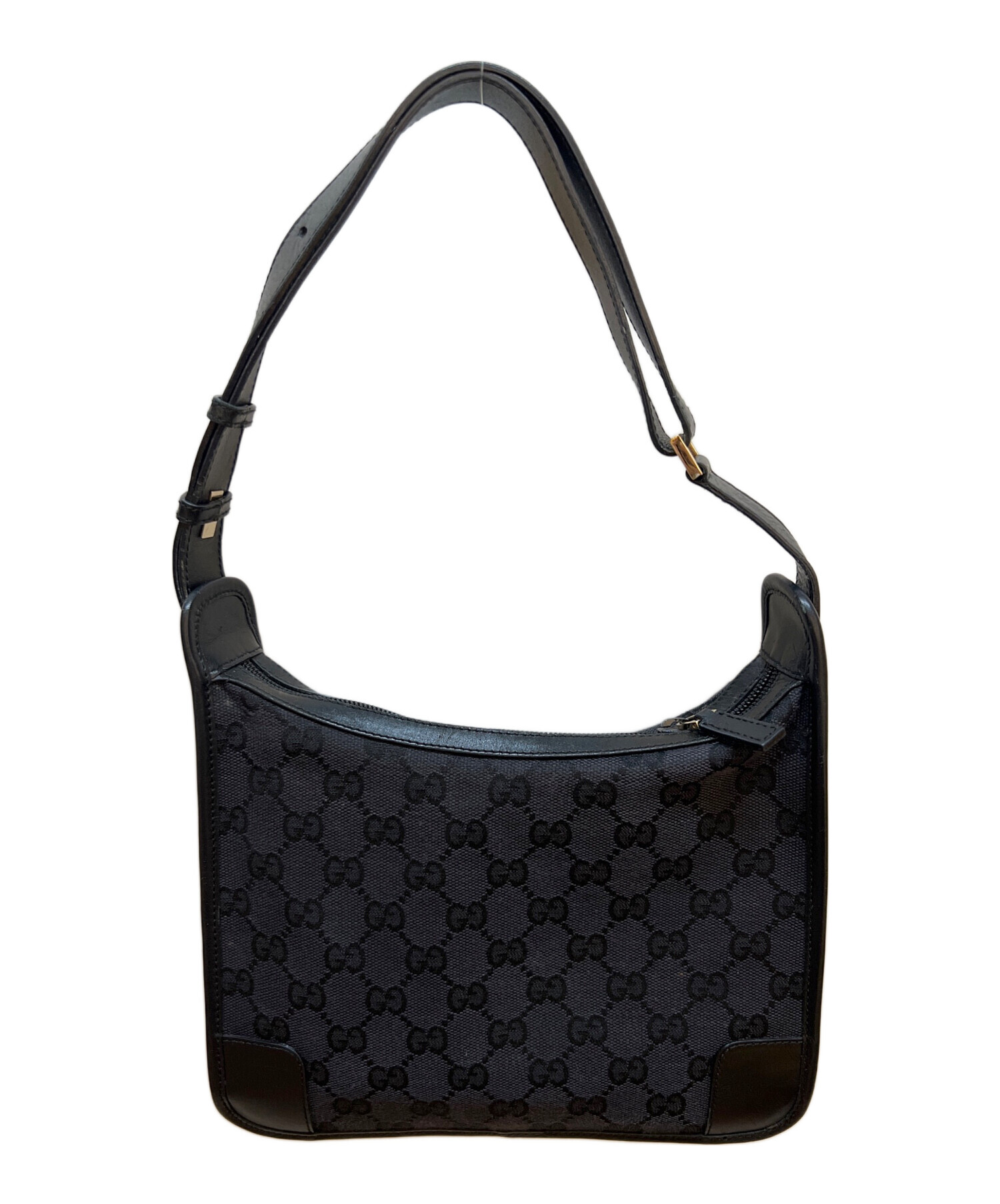 中古・古着通販】GUCCI (グッチ) ワンショルダーバッグ ブラック